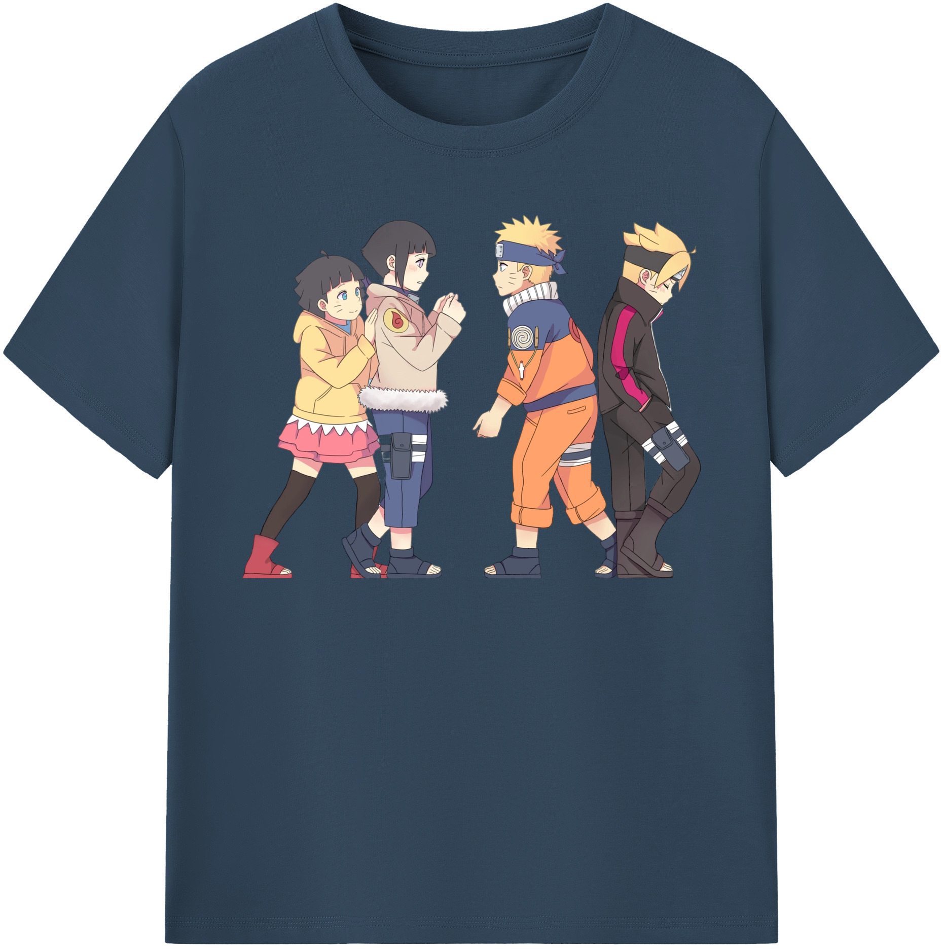 （画像用） NARUTO -ナルト- うずまき ナルト Uzumaki Naruto レディースカジュアルプリントTシャツ（綿100％）