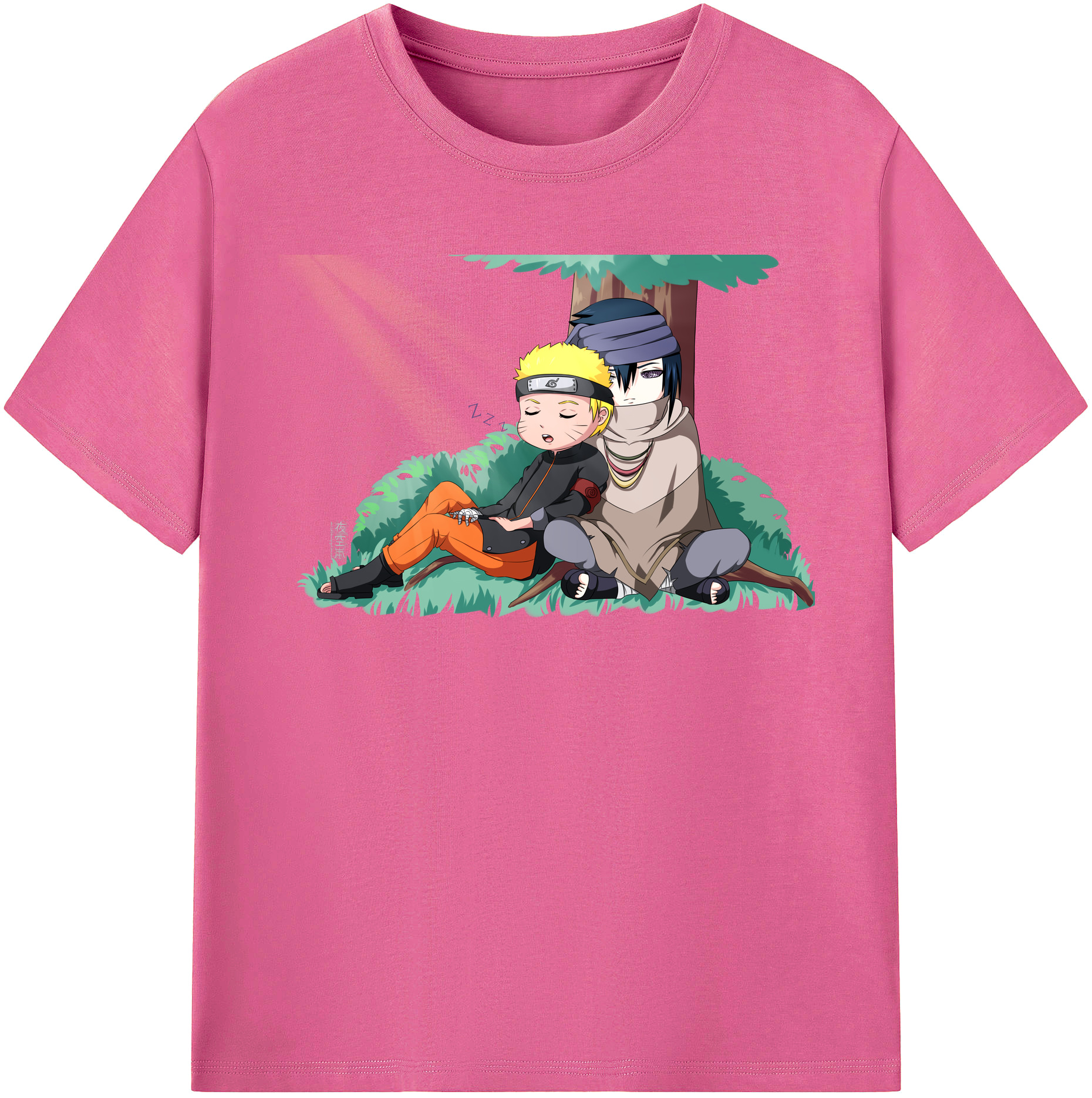 （画像用） NARUTO -ナルト- うずまき ナルト Uzumaki Naruto レディースカジュアルプリントTシャツ（綿100％）