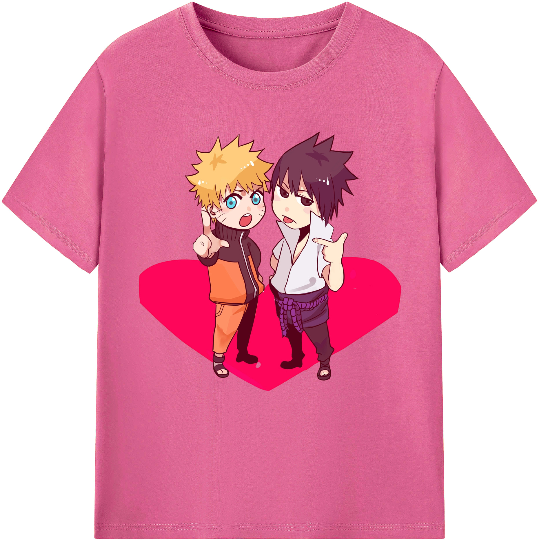NARUTO -ナルト- うずまき ナルト Uzumaki Naruto レディースカジュアルプリントTシャツ（綿100％）