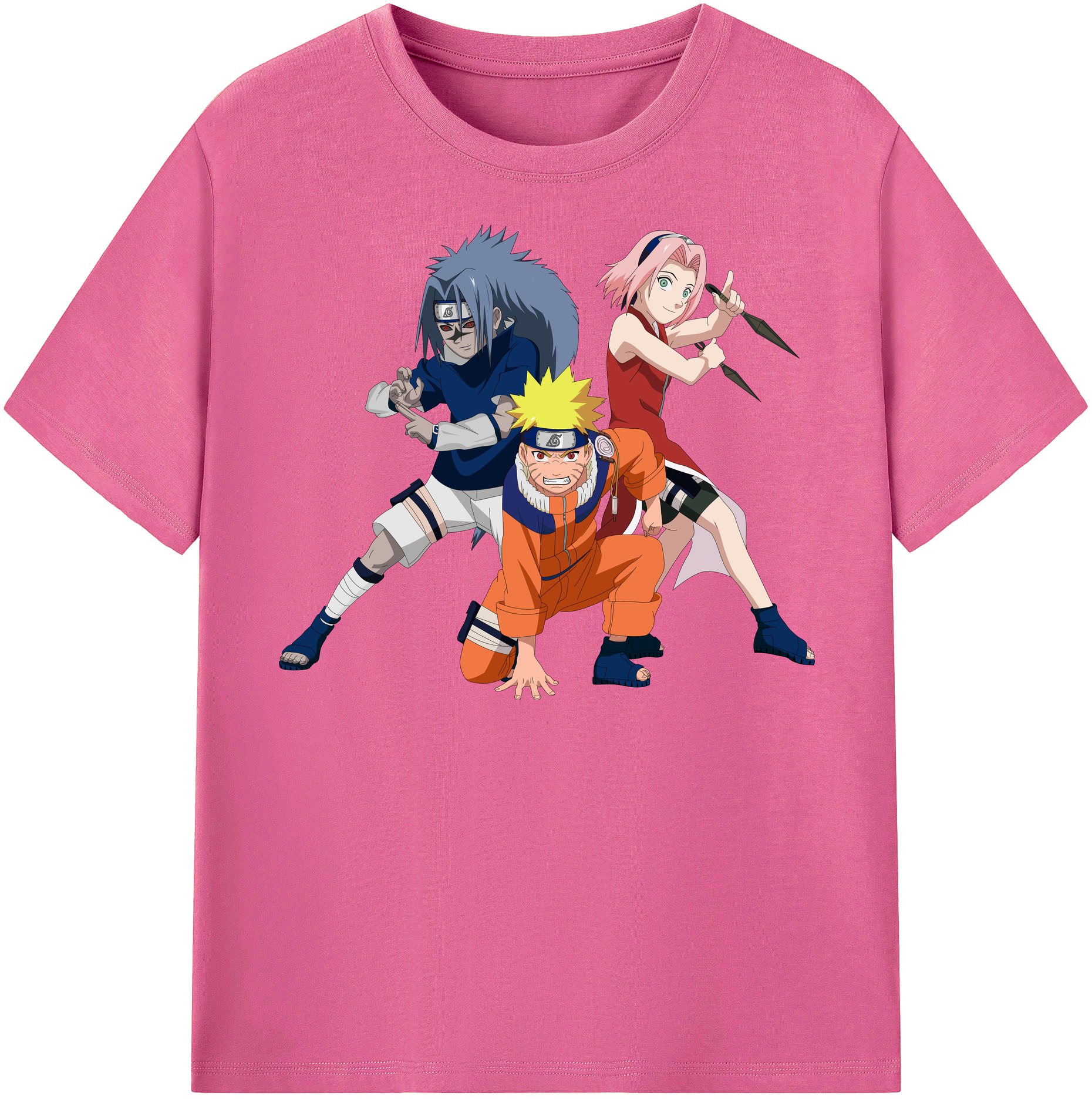 （画像用） NARUTO -ナルト- うずまき ナルト Uzumaki Naruto レディースカジュアルプリントTシャツ（綿100％）