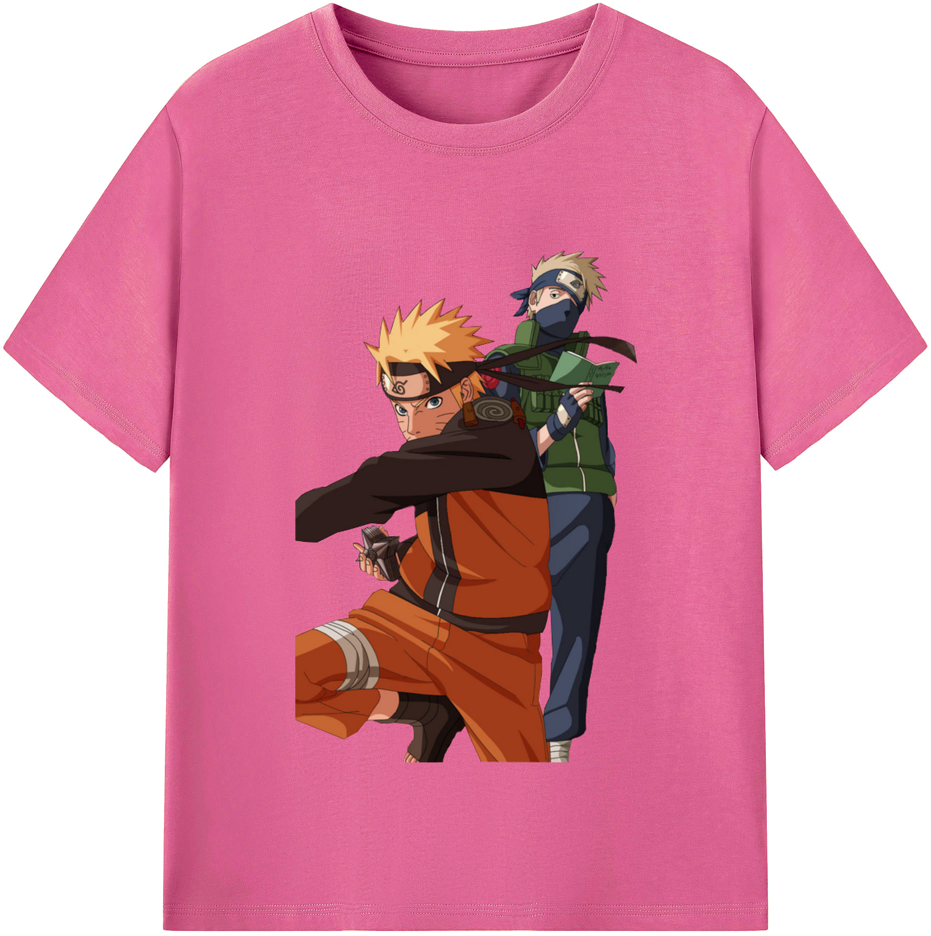 （画像用） NARUTO -ナルト- うずまき ナルト Uzumaki Naruto レディースカジュアルプリントTシャツ（綿100％）