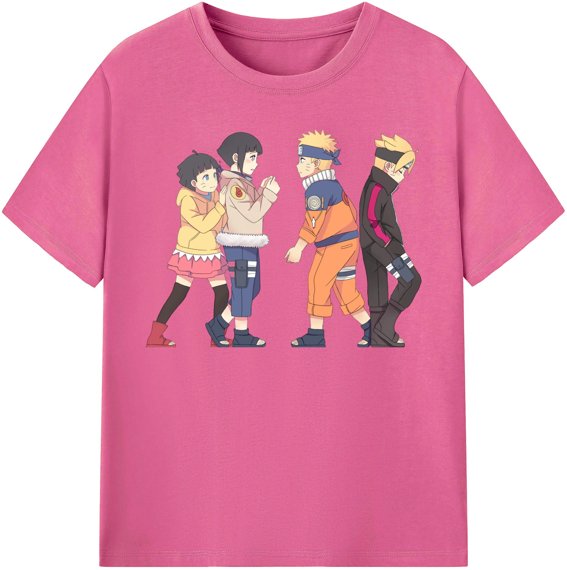 （画像用） NARUTO -ナルト- うずまき ナルト Uzumaki Naruto レディースカジュアルプリントTシャツ（綿100％）