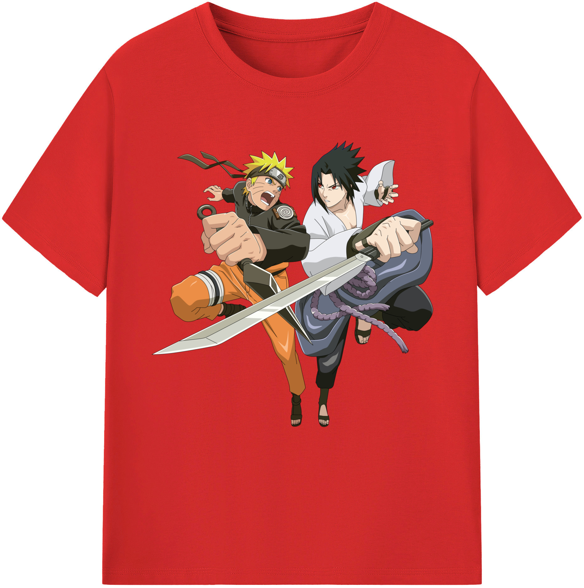 （画像用） NARUTO -ナルト- うずまき ナルト Uzumaki Naruto レディースカジュアルプリントTシャツ（綿100％）