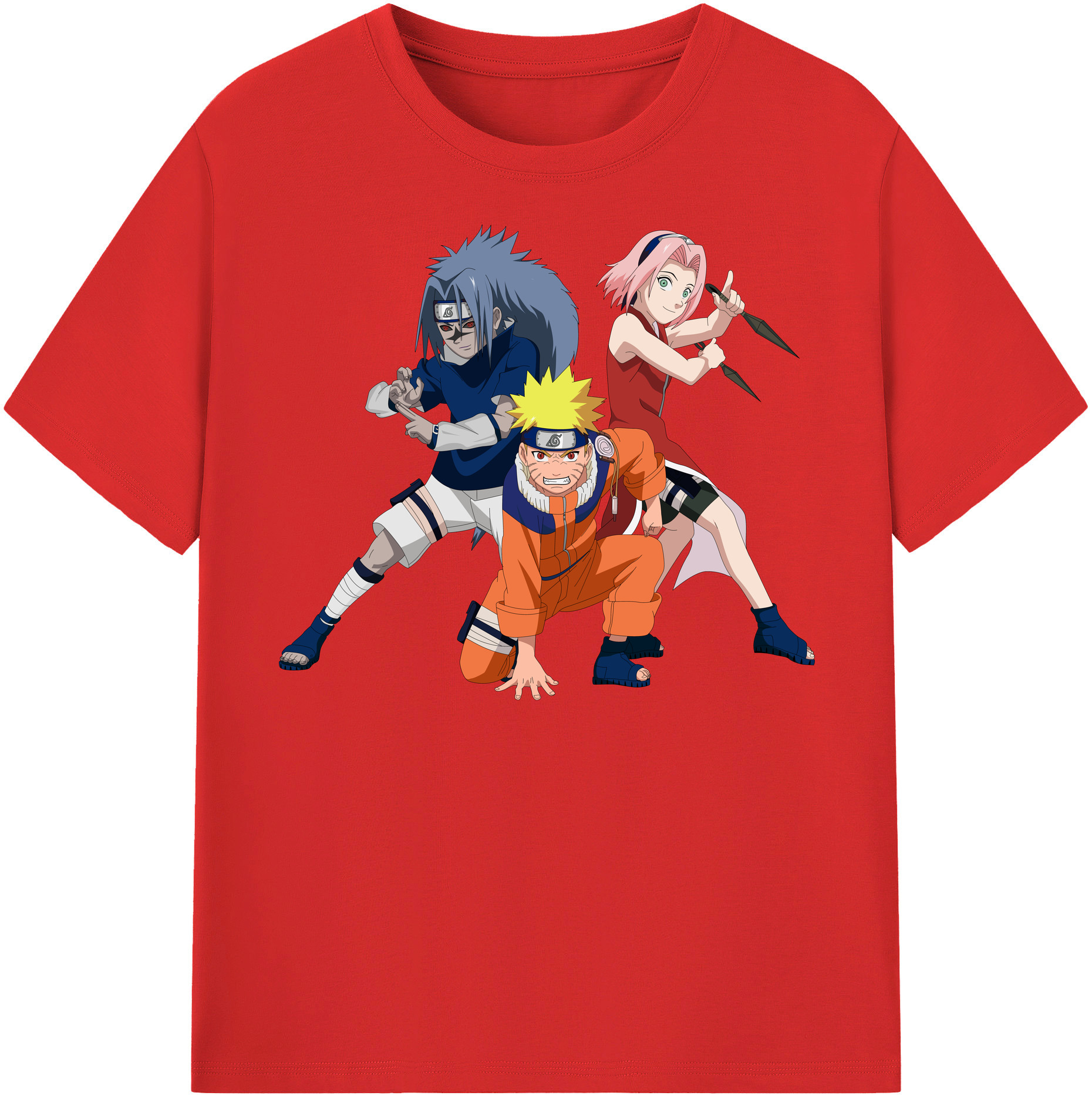 （画像用） NARUTO -ナルト- うずまき ナルト Uzumaki Naruto レディースカジュアルプリントTシャツ（綿100％）