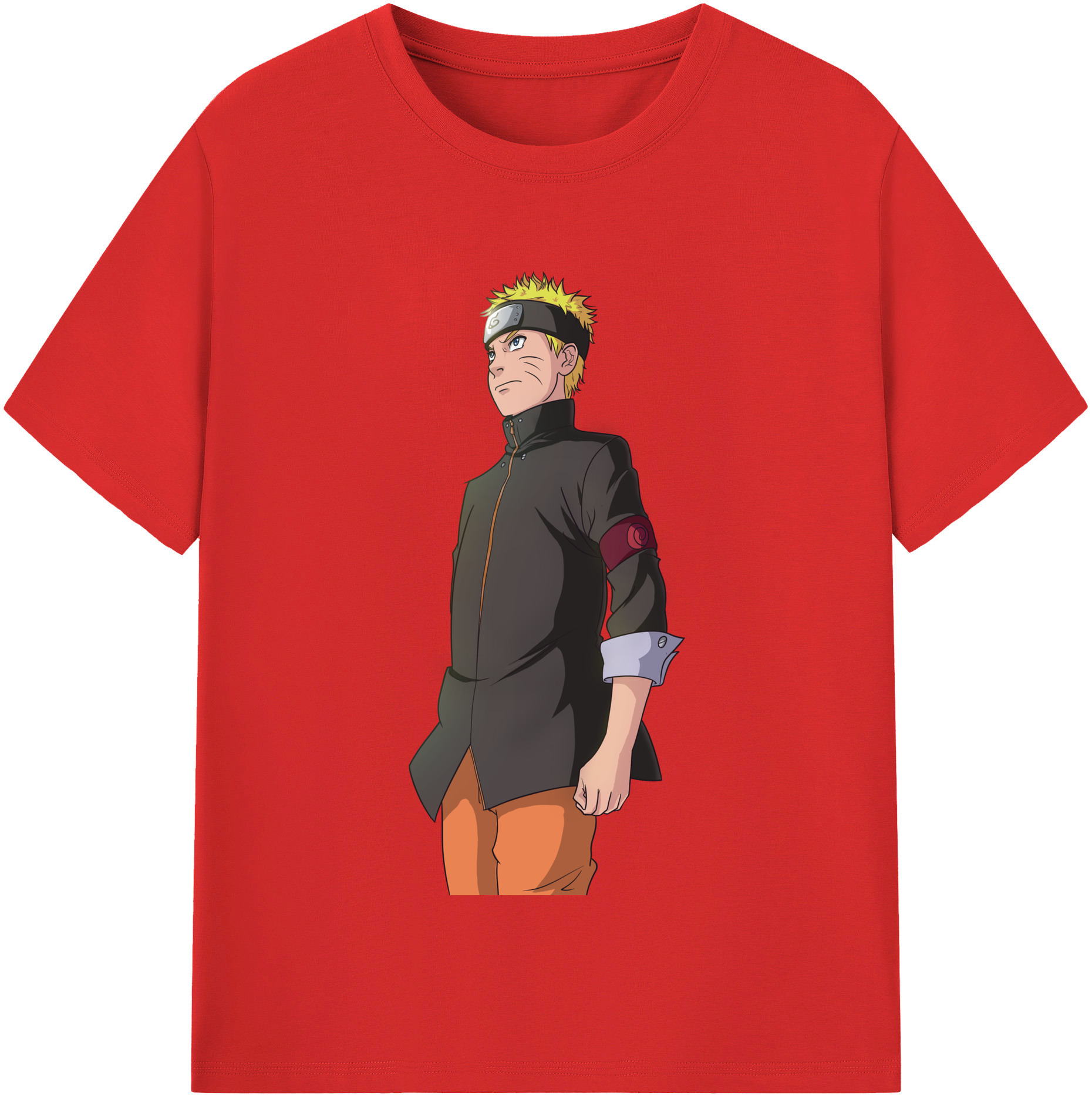 （画像用） NARUTO -ナルト- うずまき ナルト Uzumaki Naruto レディースカジュアルプリントTシャツ（綿100％）
