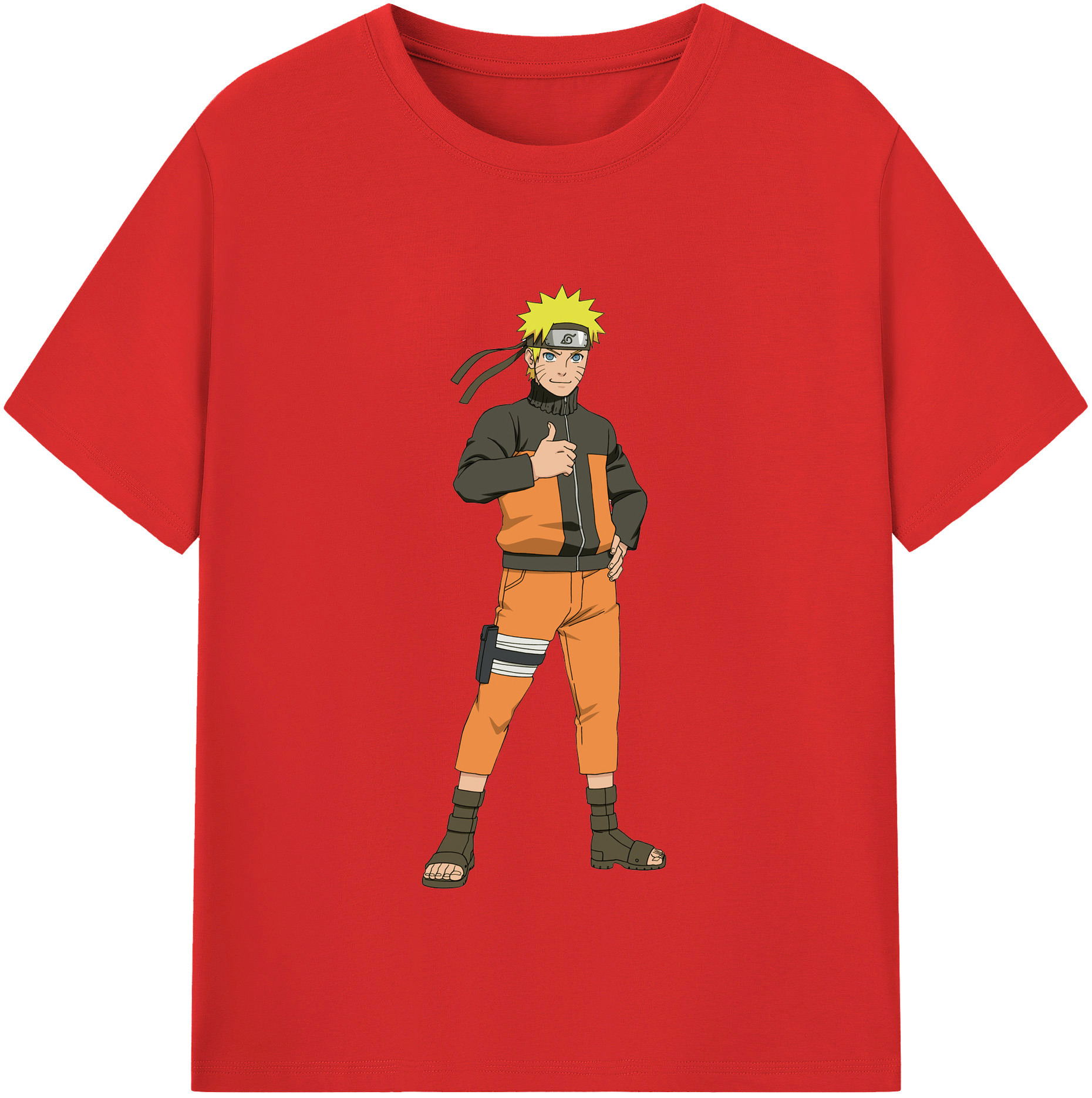 （画像用） NARUTO -ナルト- うずまき ナルト Uzumaki Naruto レディースカジュアルプリントTシャツ（綿100％）