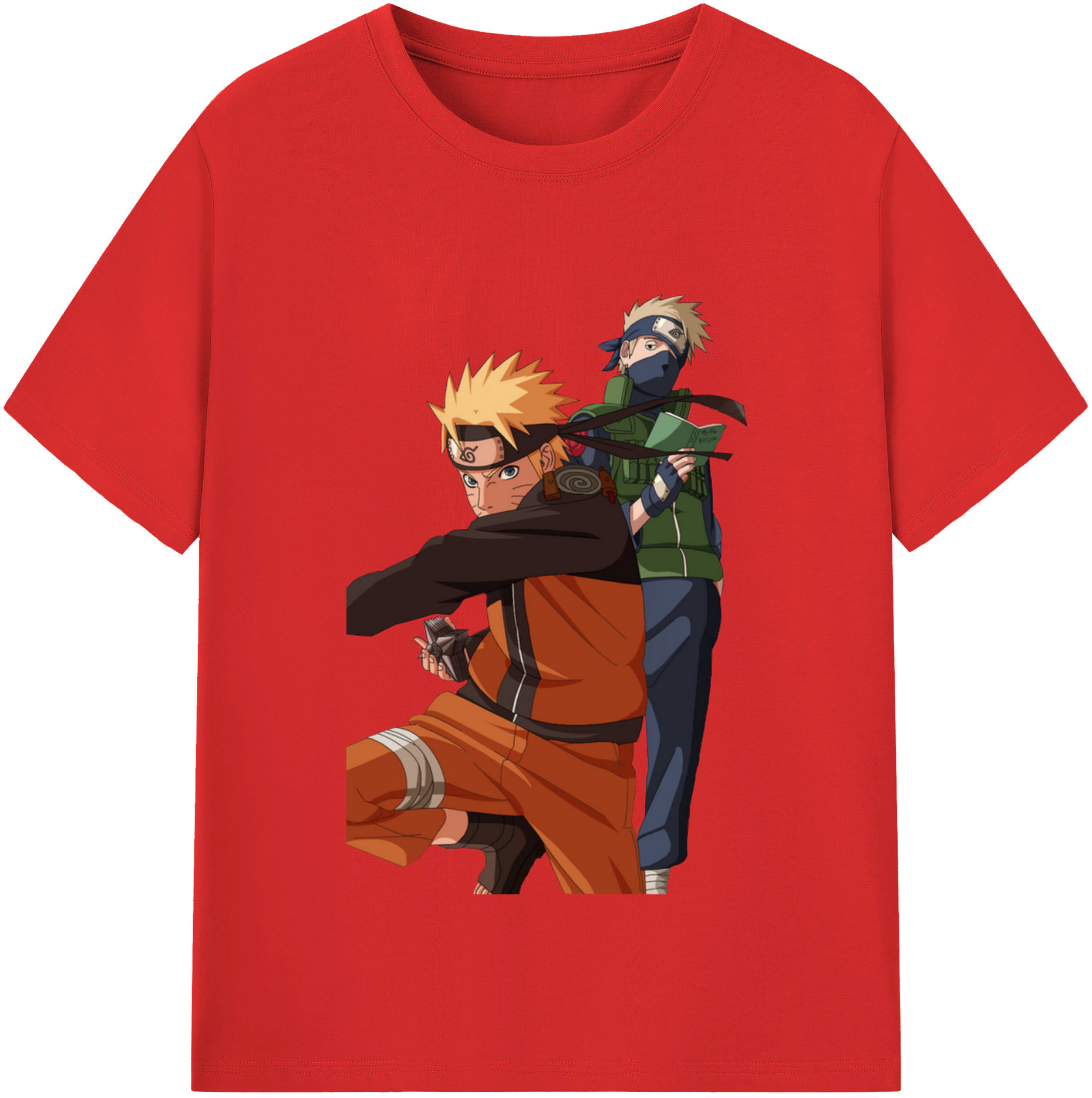 （画像用） NARUTO -ナルト- うずまき ナルト Uzumaki Naruto レディースカジュアルプリントTシャツ（綿100％）