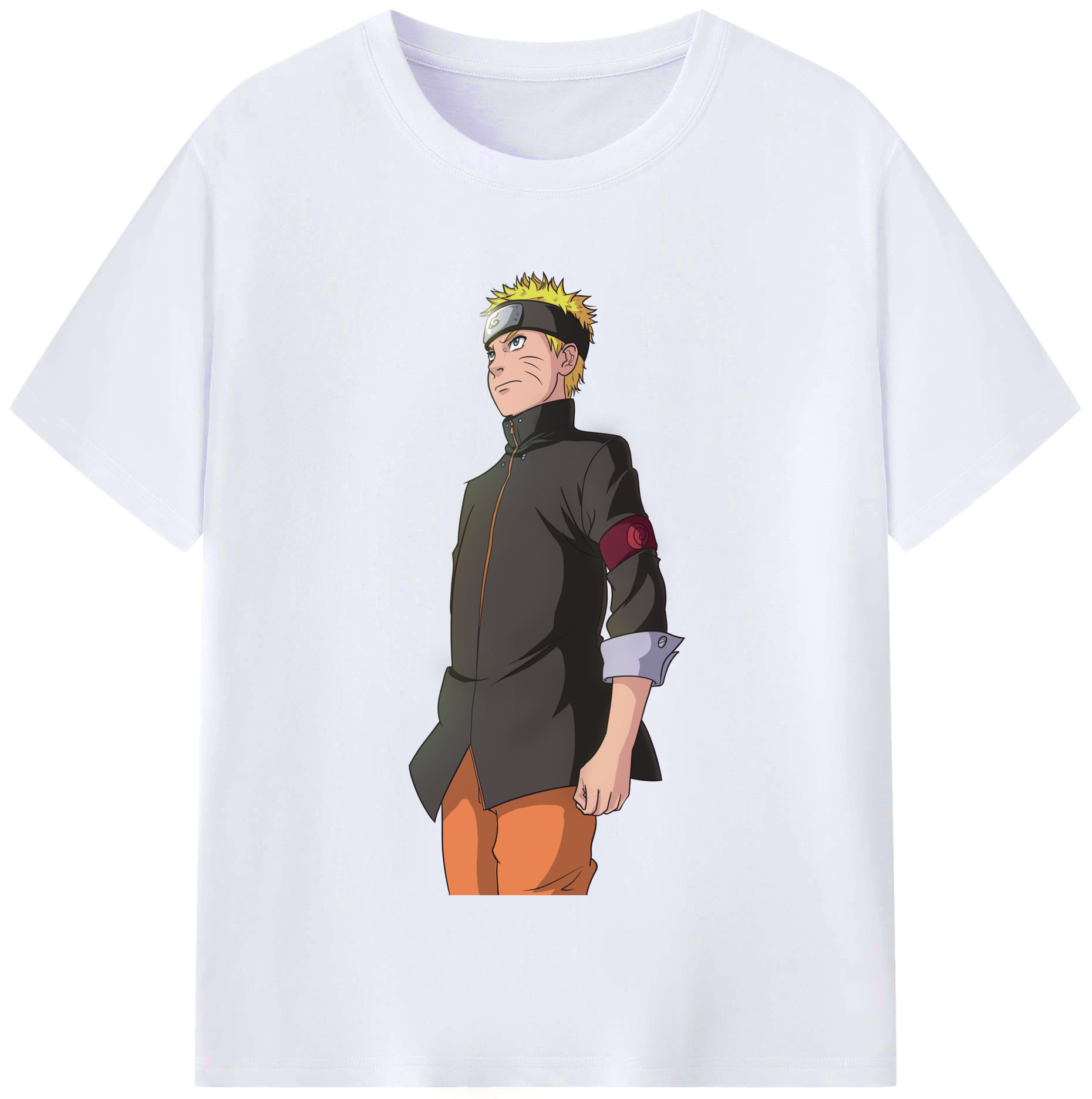 （画像用） NARUTO -ナルト- うずまき ナルト Uzumaki Naruto レディースカジュアルプリントTシャツ（綿100％）