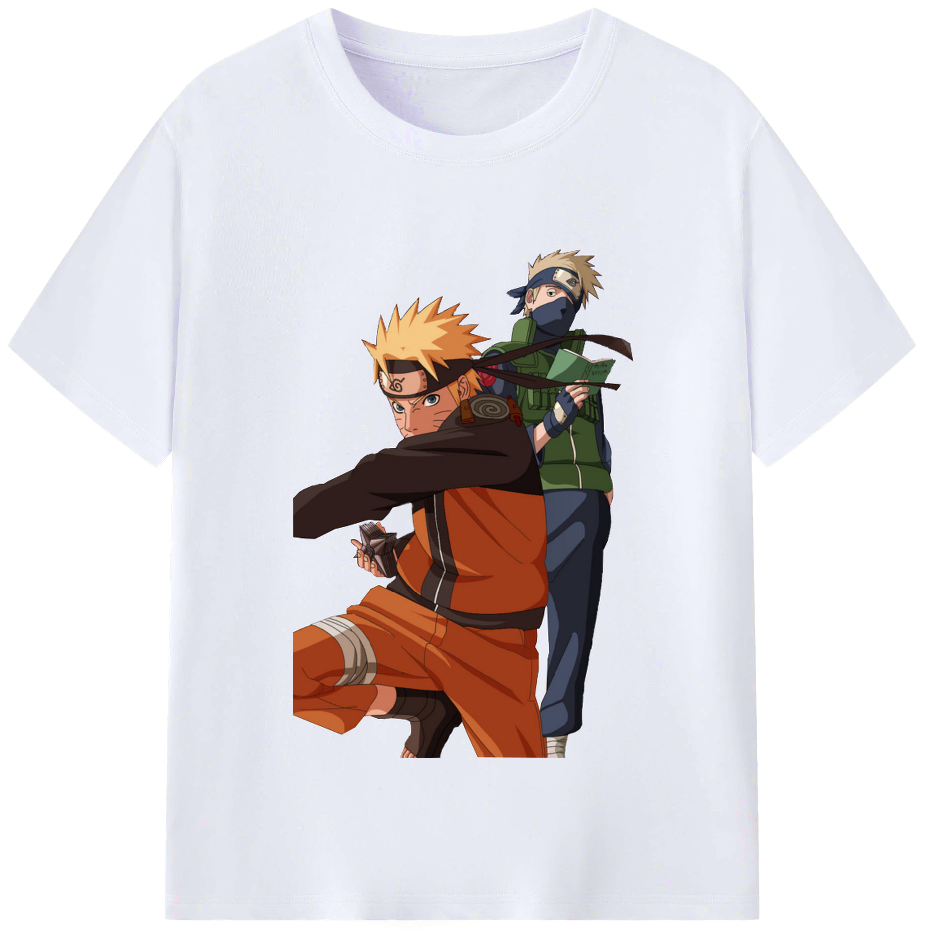 （画像用） NARUTO -ナルト- うずまき ナルト Uzumaki Naruto レディースカジュアルプリントTシャツ（綿100％）