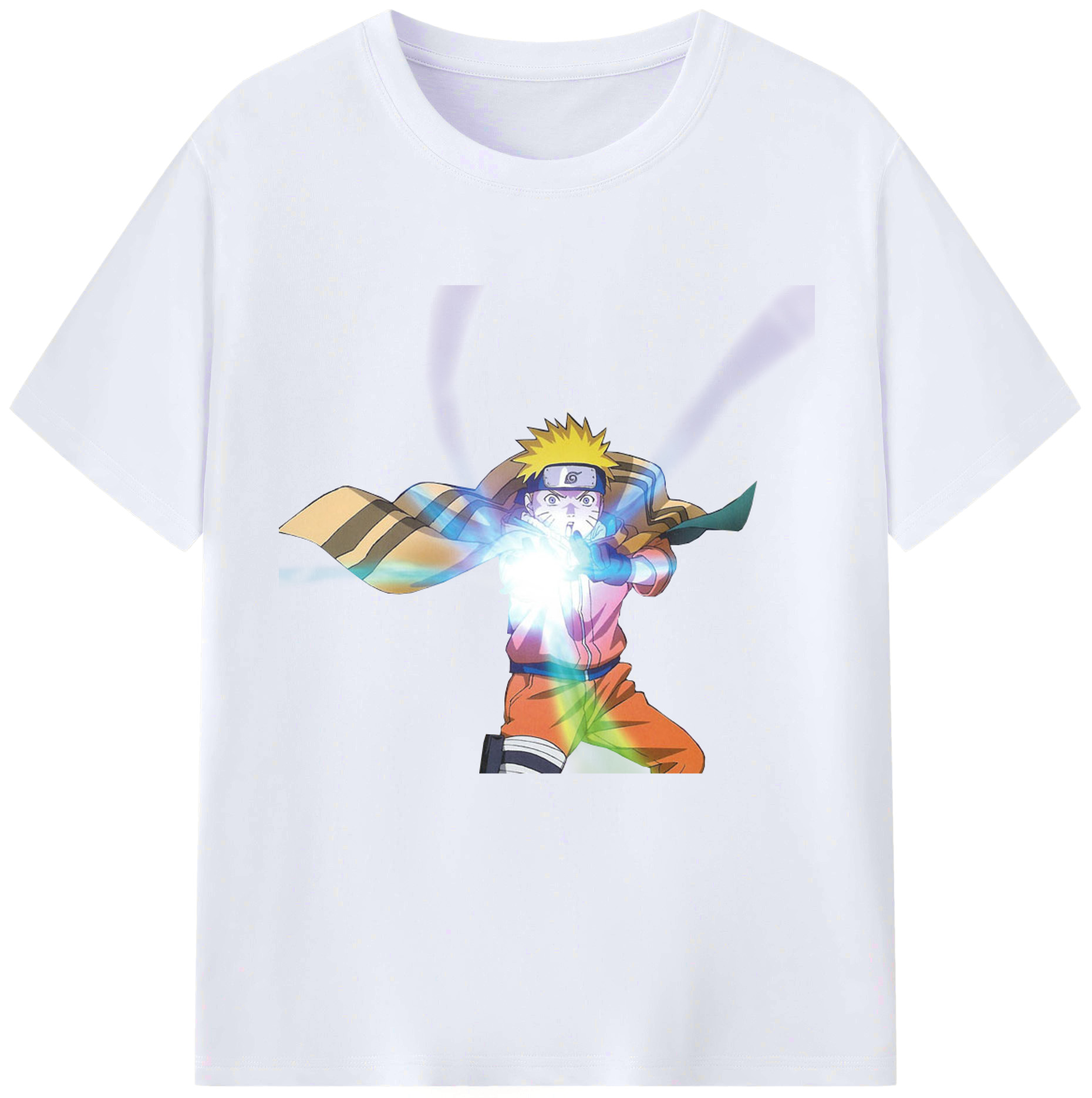 （画像用） NARUTO -ナルト- うずまき ナルト Uzumaki Naruto レディースカジュアルプリントTシャツ（綿100％）