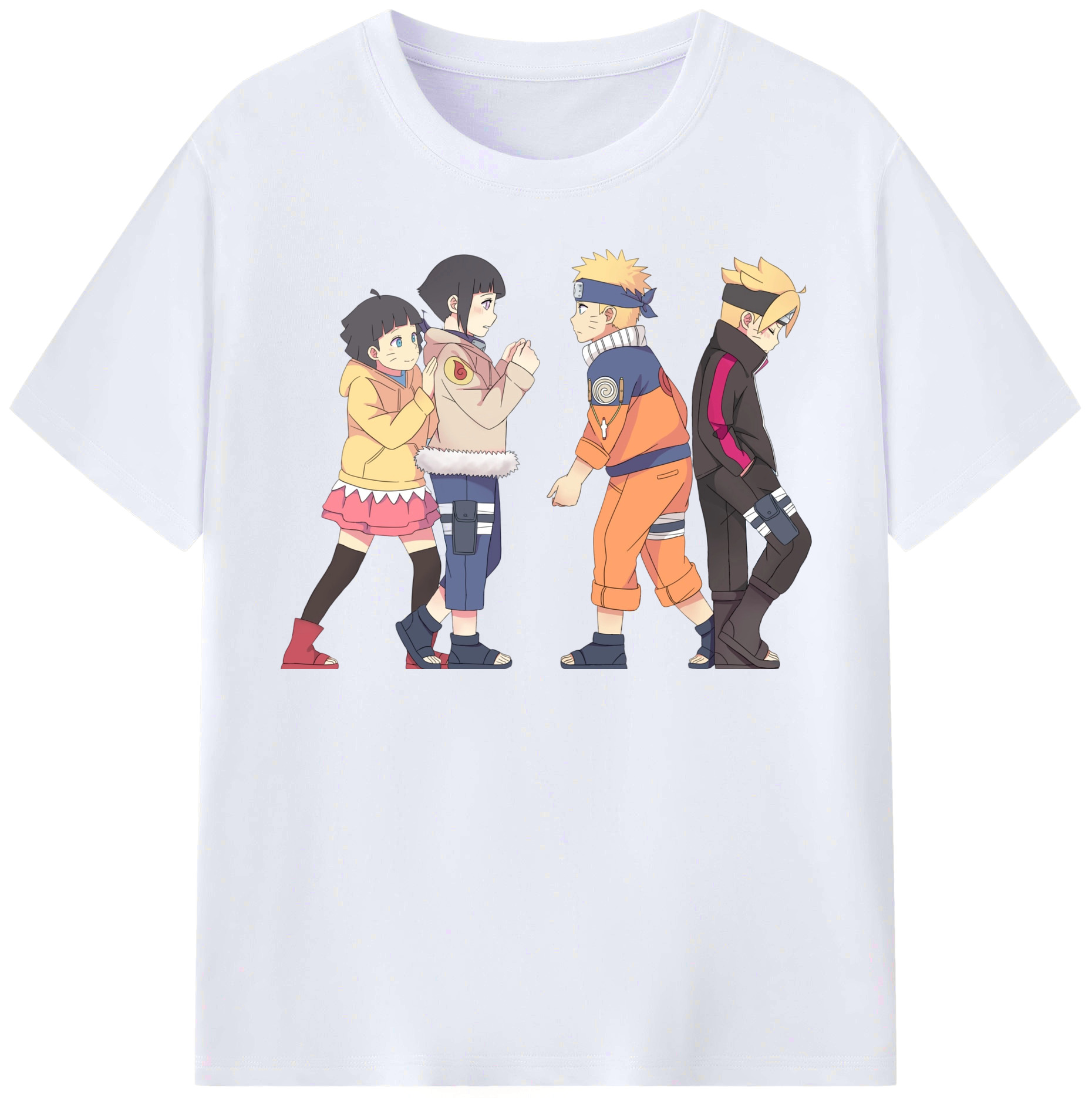 （画像用） NARUTO -ナルト- うずまき ナルト Uzumaki Naruto レディースカジュアルプリントTシャツ（綿100％）