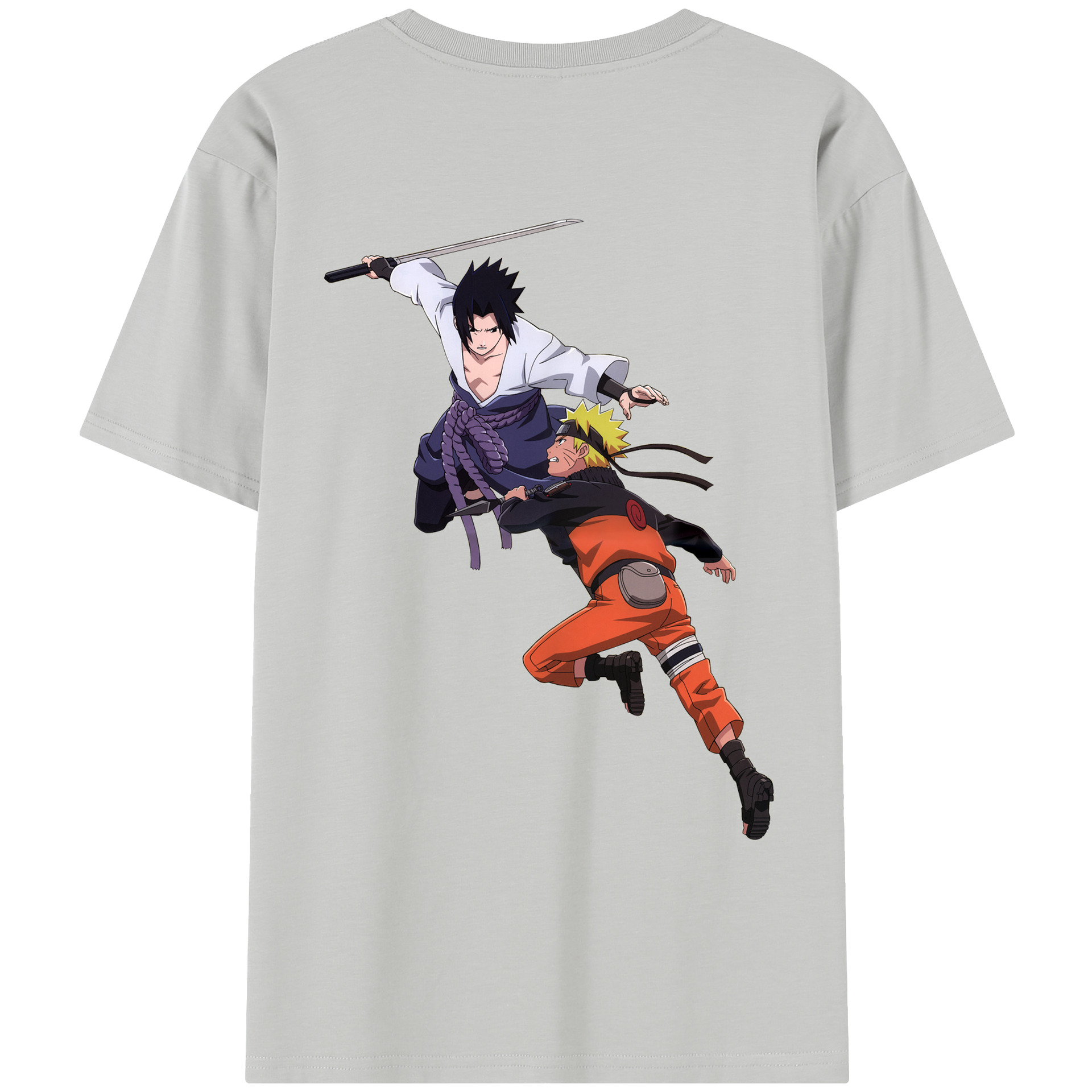 （画像用） NARUTO -ナルト- うちは サスケ Uchiha Sasuke レディース半袖Tシャツ(バックプリント)