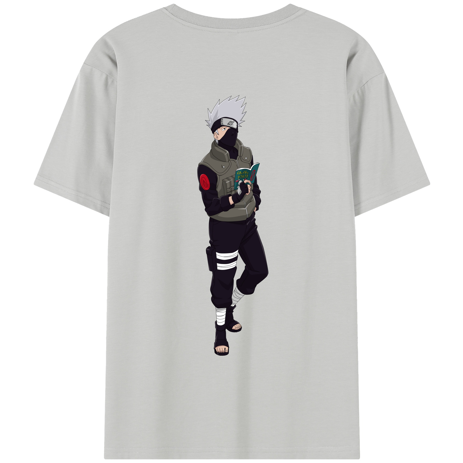 （画像用） NARUTO -ナルト- はたけ カカシ Hatake Kakashi レディース半袖Tシャツ(バックプリント)
