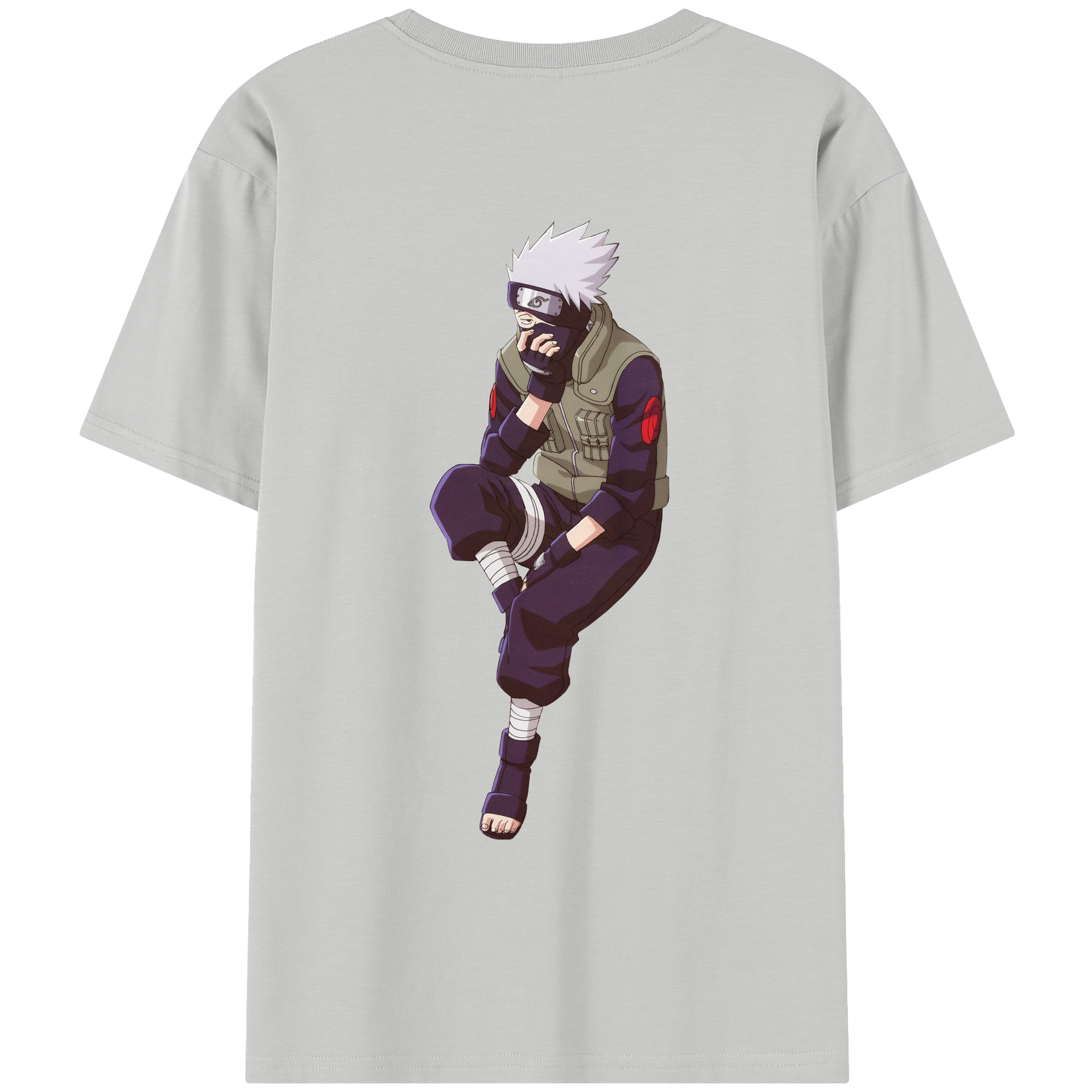 （画像用） NARUTO -ナルト- はたけ カカシ Hatake Kakashi レディース半袖Tシャツ(バックプリント)