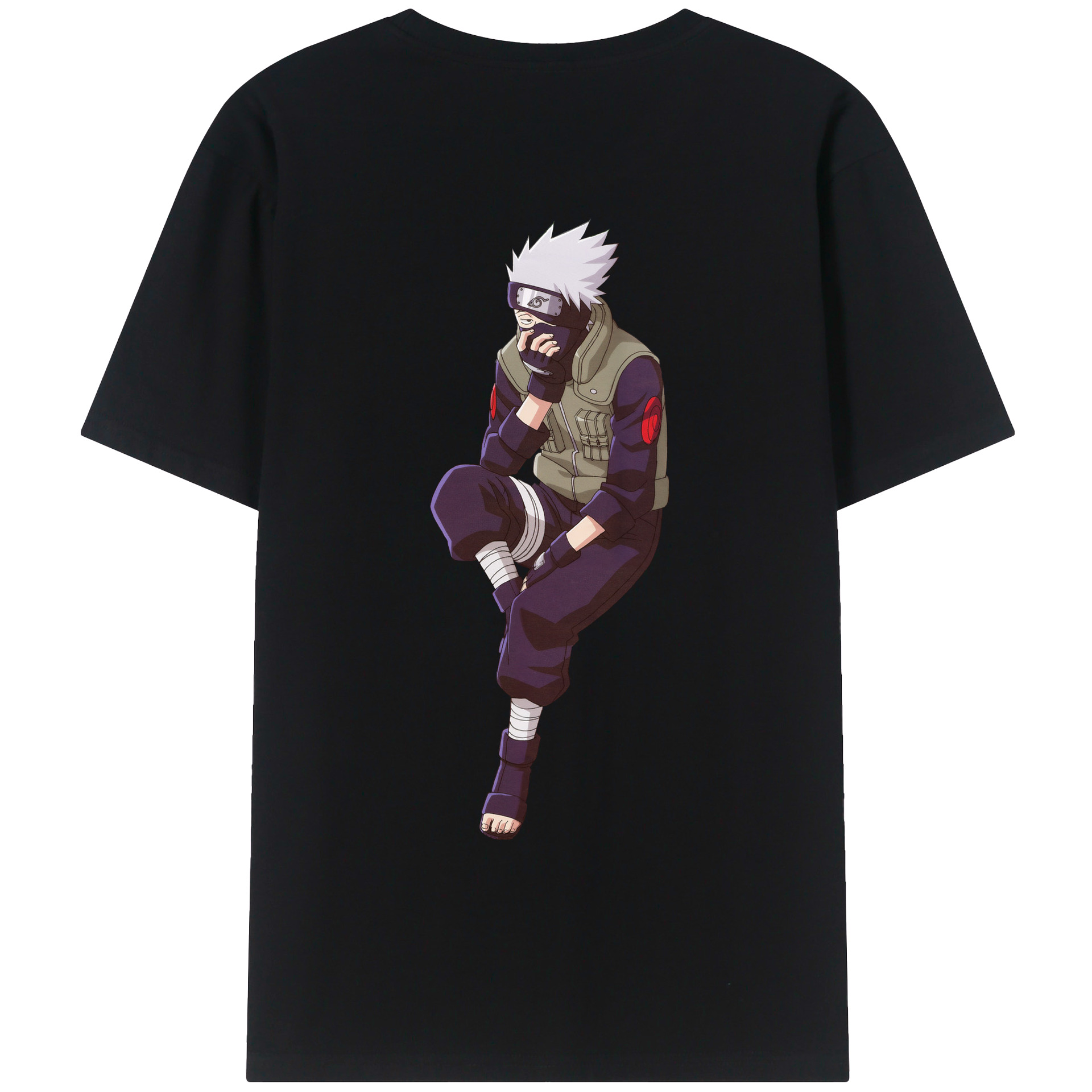 （画像用） NARUTO -ナルト- はたけ カカシ Hatake Kakashi レディース半袖Tシャツ(バックプリント)