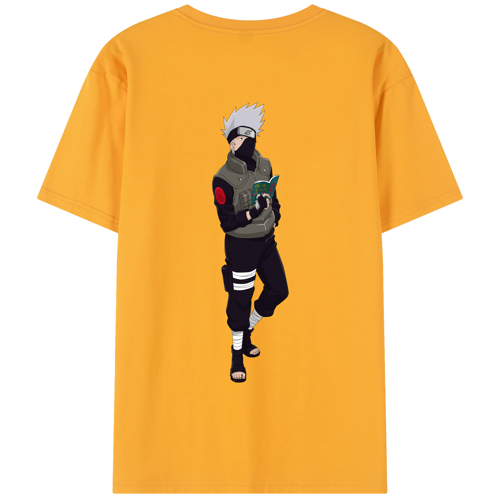 （画像用） NARUTO -ナルト- はたけ カカシ Hatake Kakashi レディース半袖Tシャツ(バックプリント)