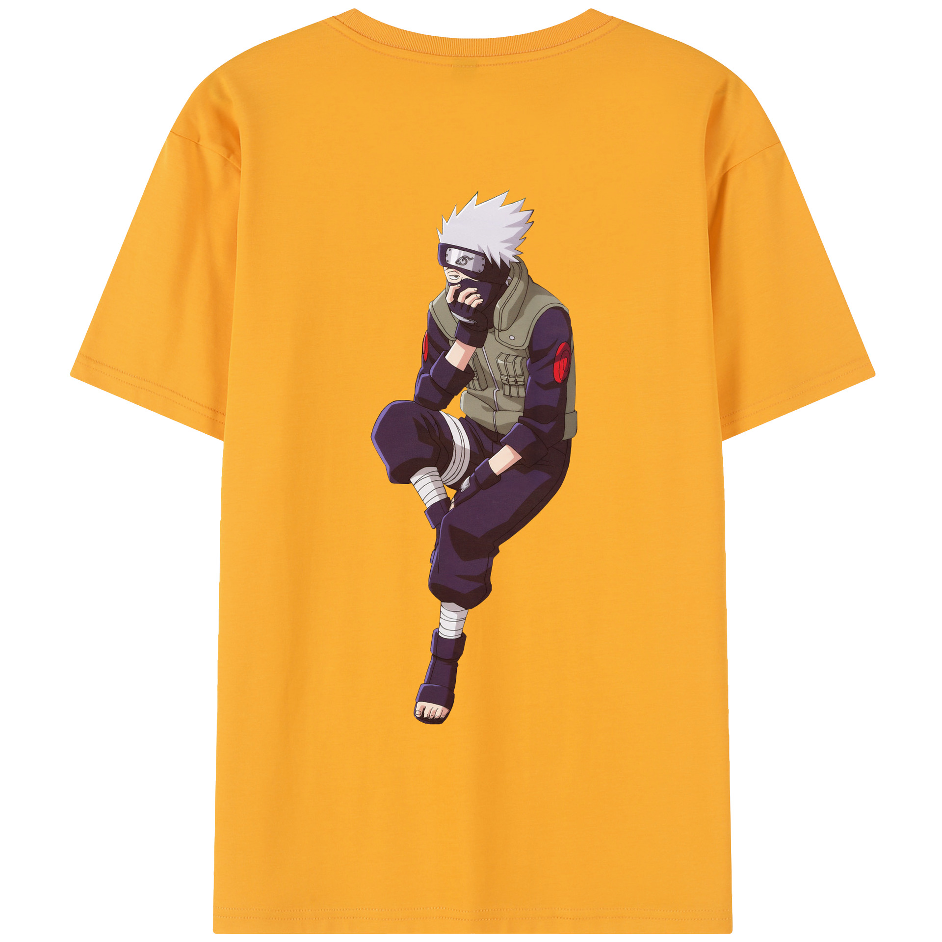 （画像用） NARUTO -ナルト- はたけ カカシ Hatake Kakashi レディース半袖Tシャツ(バックプリント)