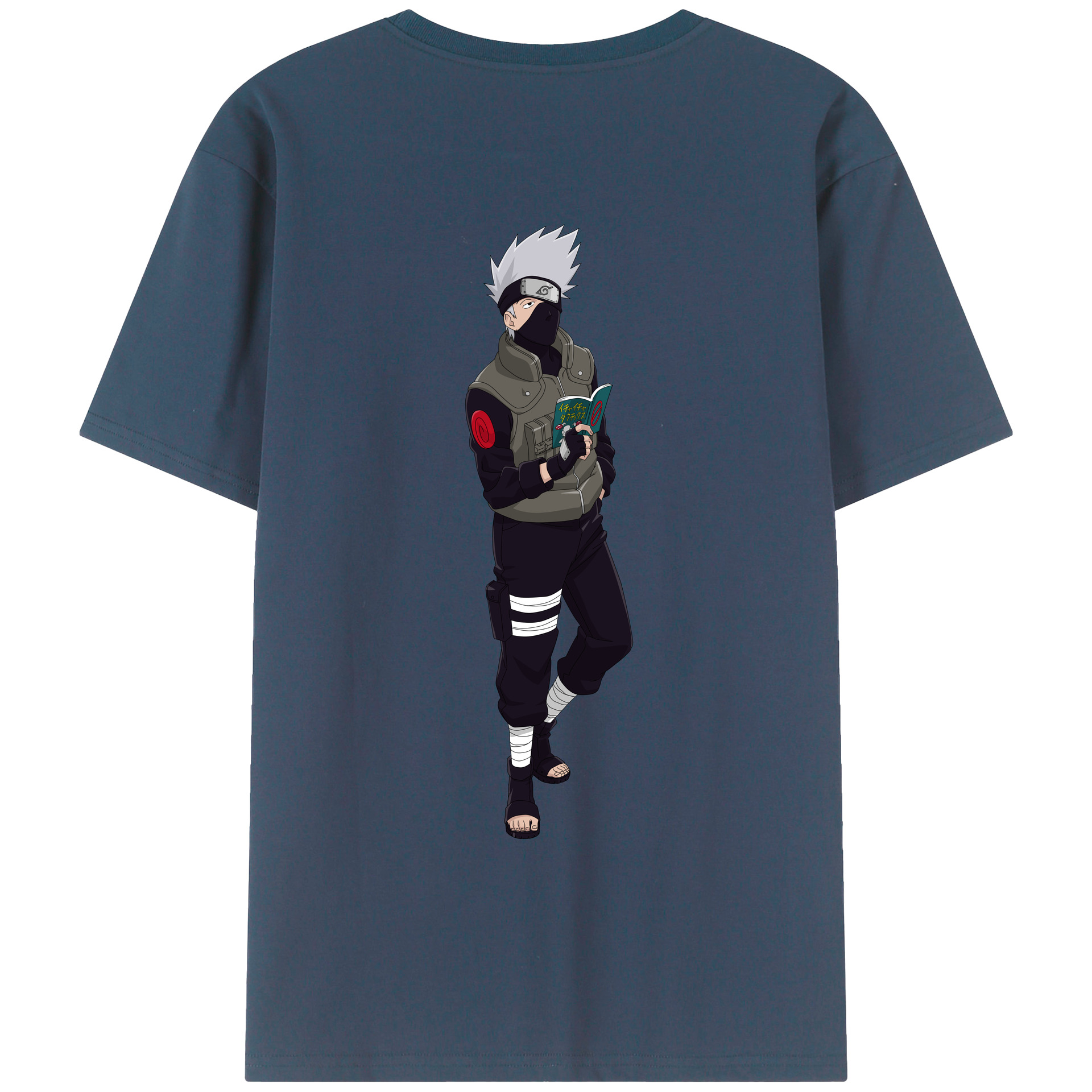 （画像用） NARUTO -ナルト- はたけ カカシ Hatake Kakashi レディース半袖Tシャツ(バックプリント)