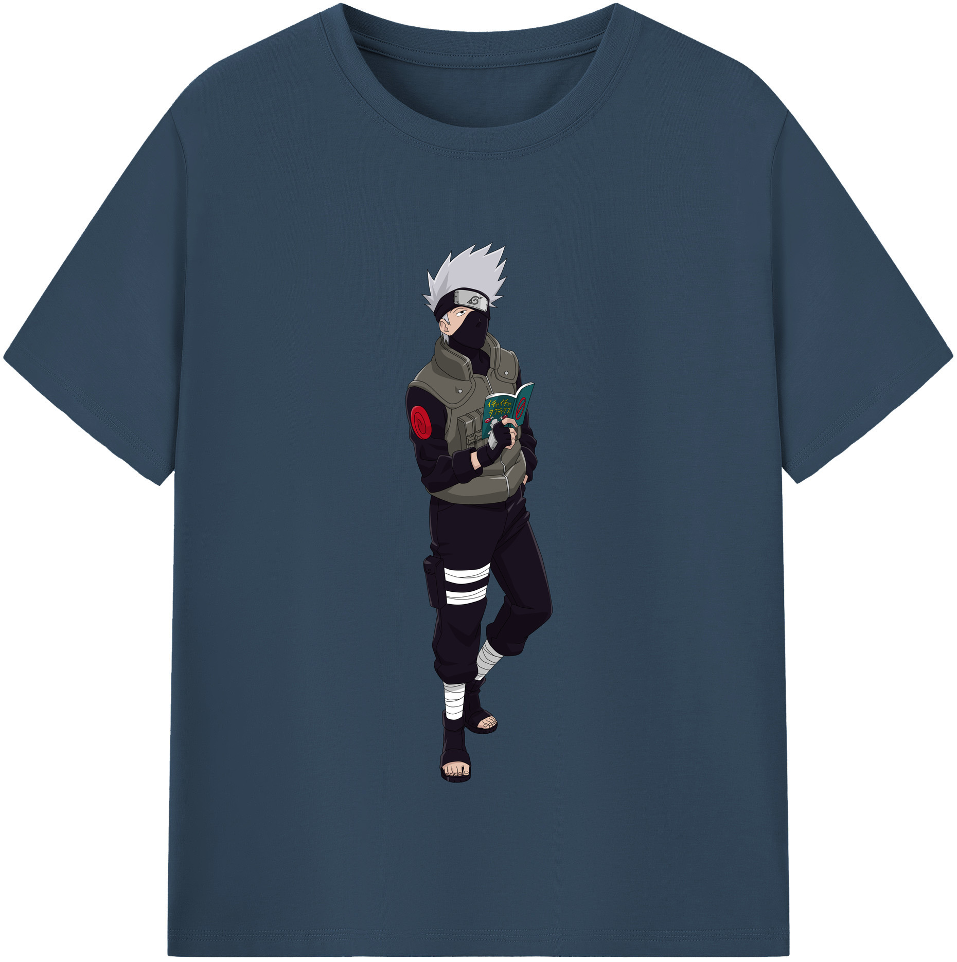 （画像用） NARUTO -ナルト- はたけ カカシ Hatake Kakashi レディースカジュアルプリントTシャツ（綿100％）