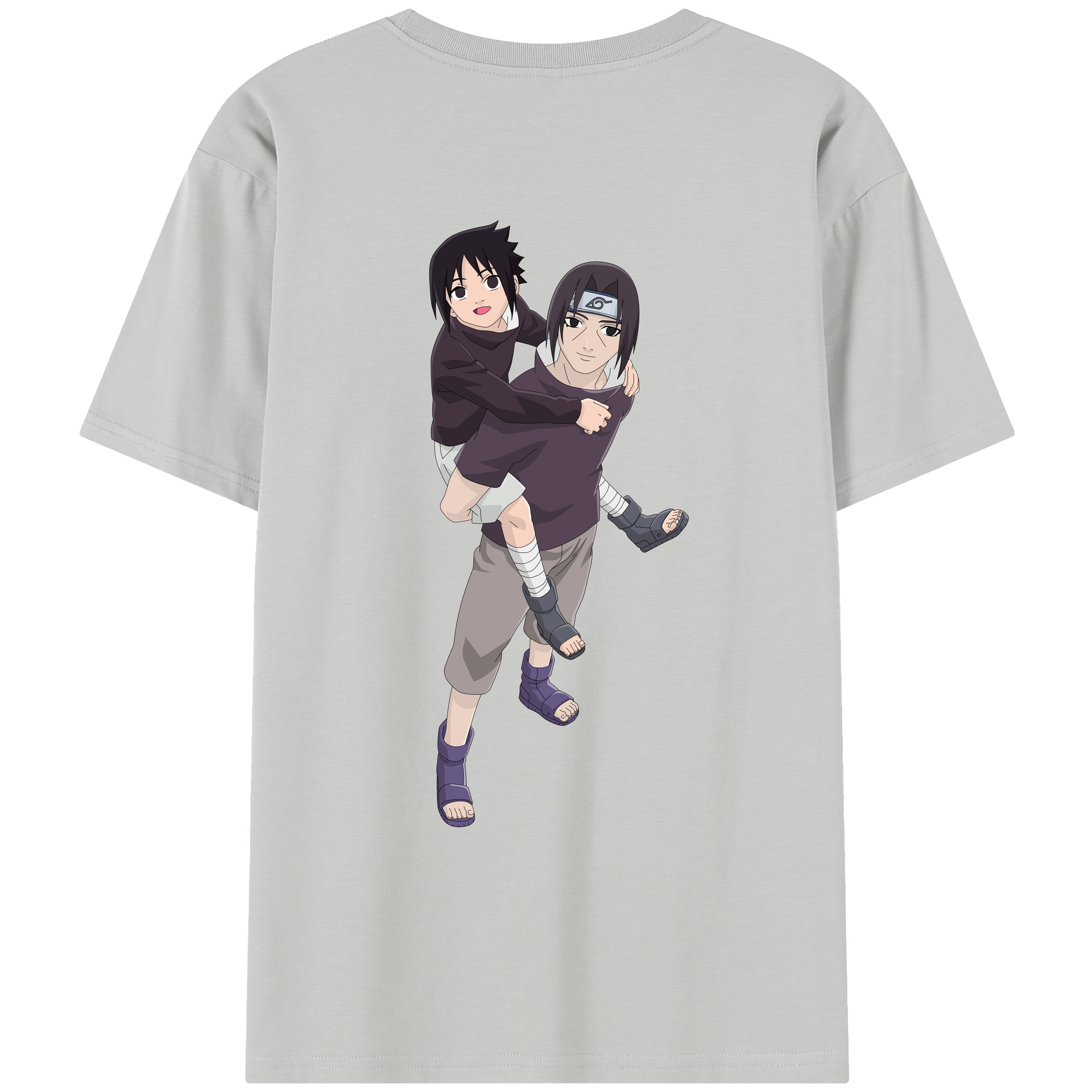 （画像用） NARUTO -ナルト- うちは イタチ Uchiha Itachi レディース半袖Tシャツ(バックプリント)