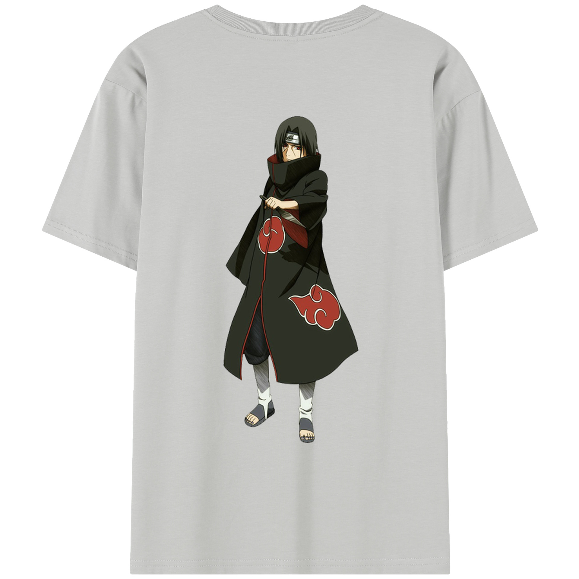 （画像用） NARUTO -ナルト- うちは イタチ Uchiha Itachi レディース半袖Tシャツ(バックプリント)