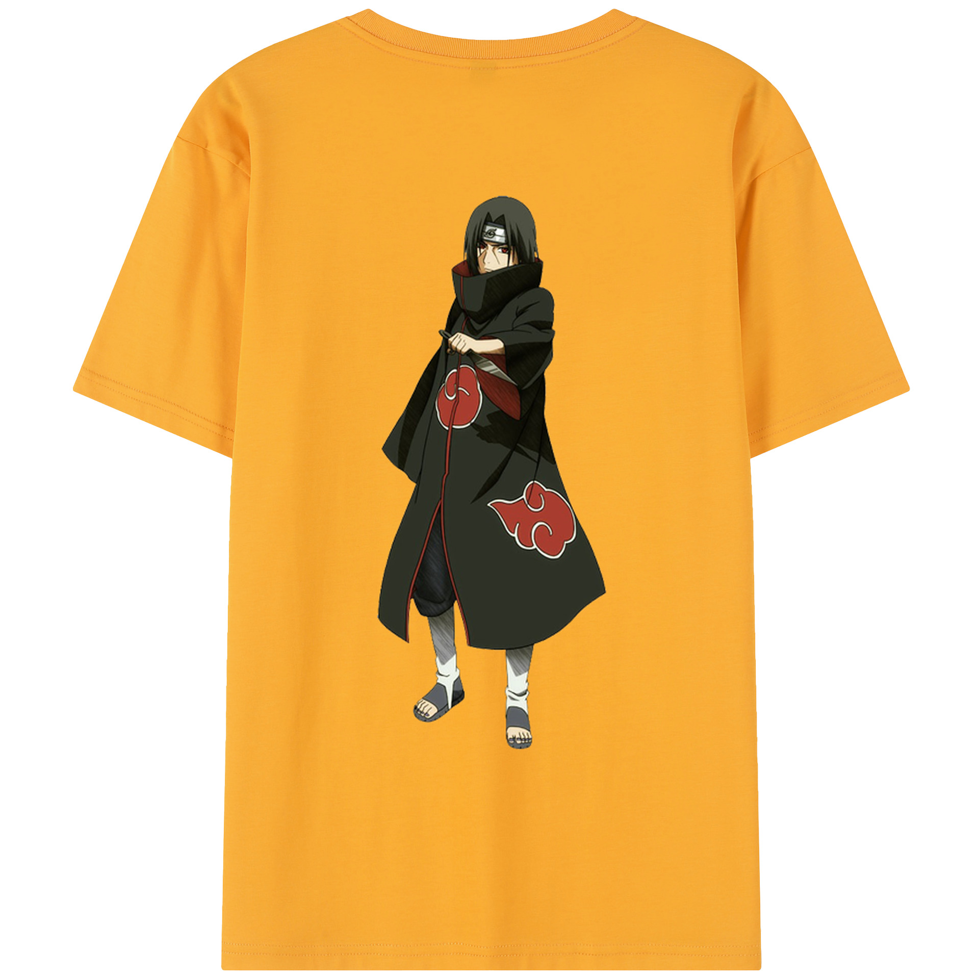 （画像用） NARUTO -ナルト- うちは イタチ Uchiha Itachi レディース半袖Tシャツ(バックプリント)