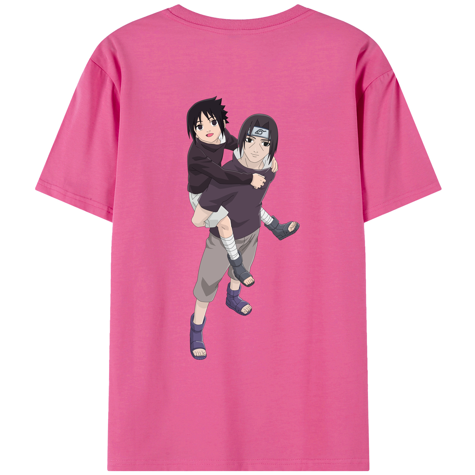 （画像用） NARUTO -ナルト- うちは イタチ Uchiha Itachi レディース半袖Tシャツ(バックプリント)