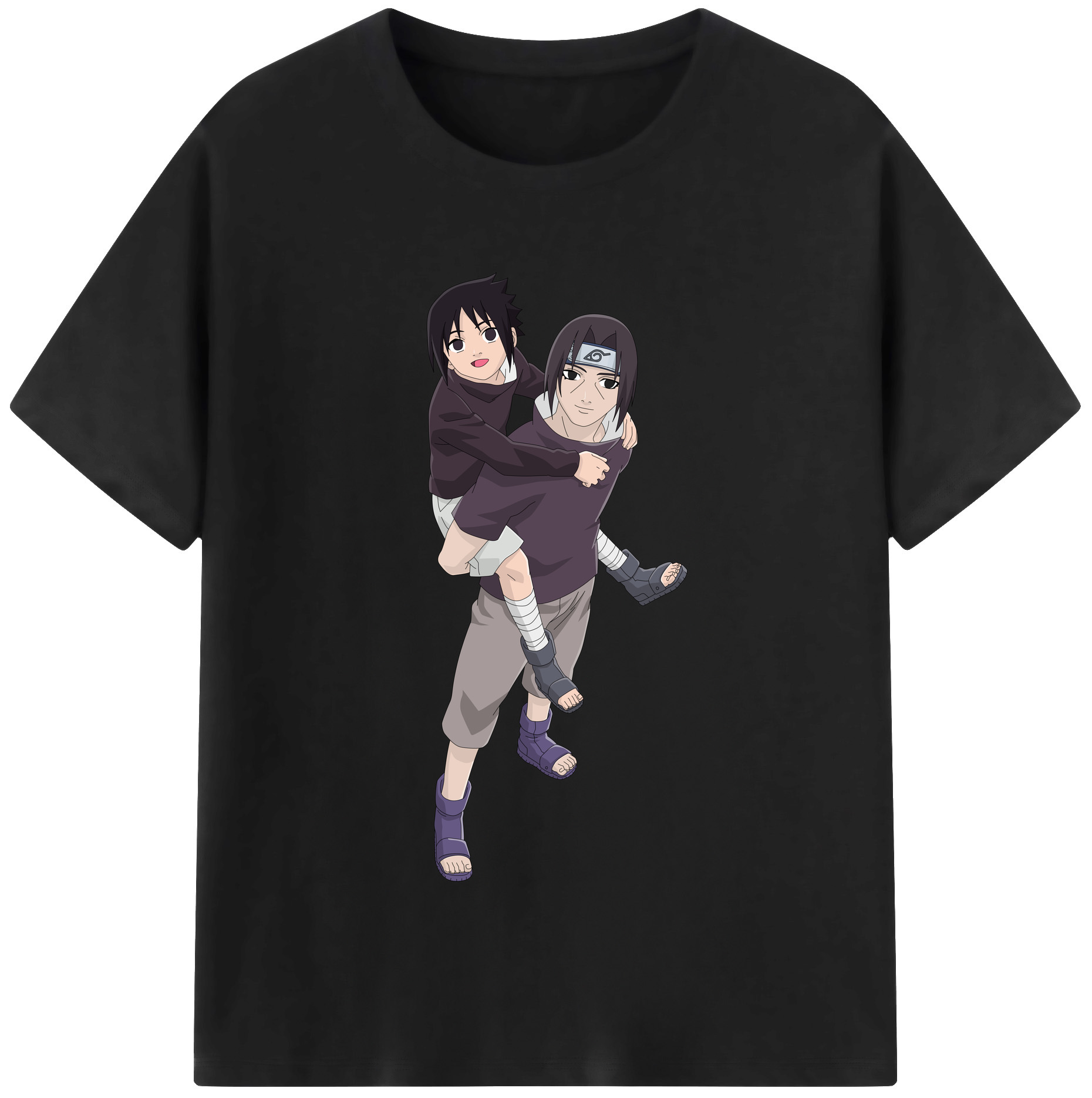 （画像用） NARUTO -ナルト- うちは イタチ Uchiha Itachi レディースカジュアルプリントTシャツ（綿100％）