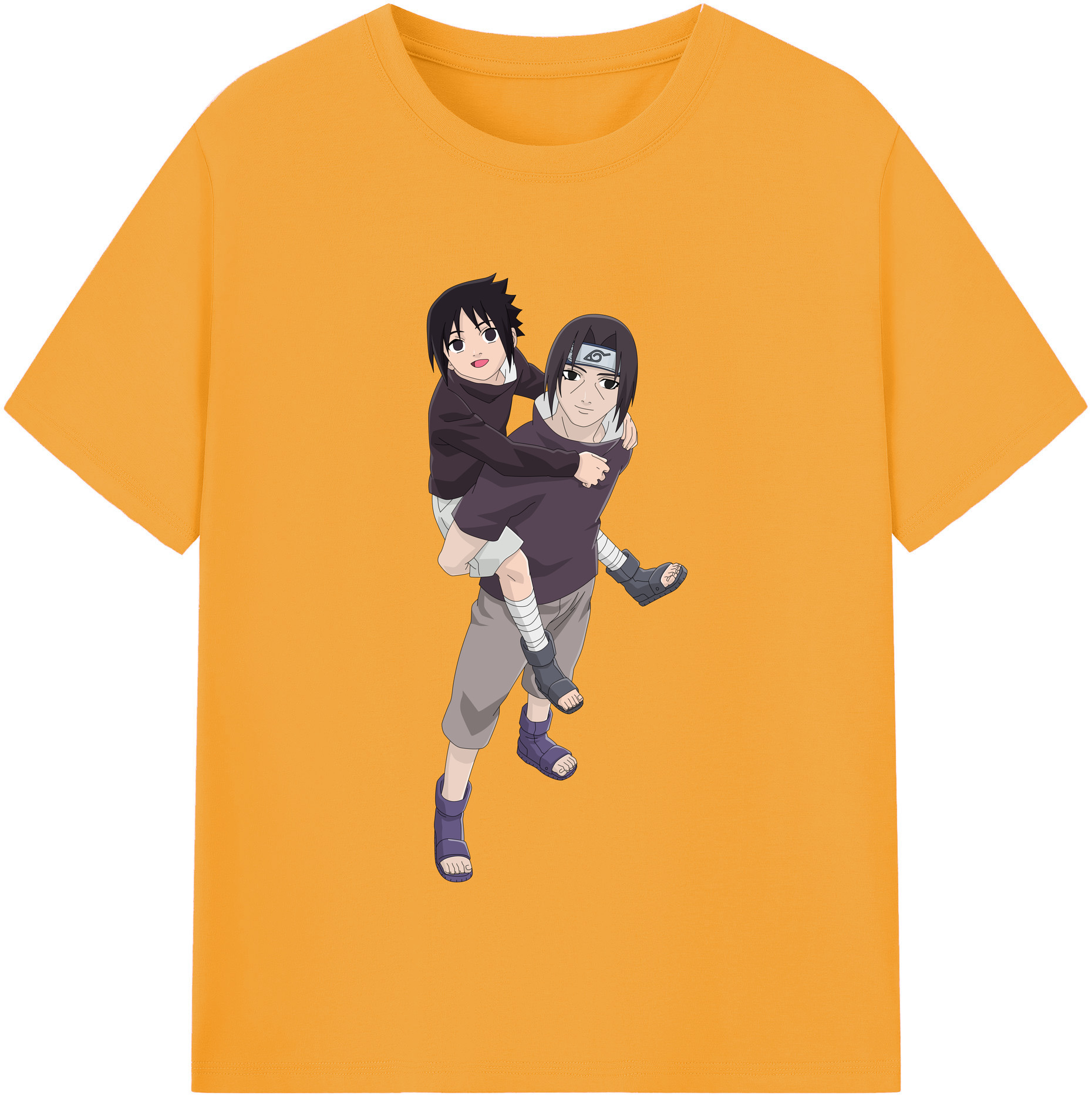 （画像用） NARUTO -ナルト- うちは イタチ Uchiha Itachi レディースカジュアルプリントTシャツ（綿100％）