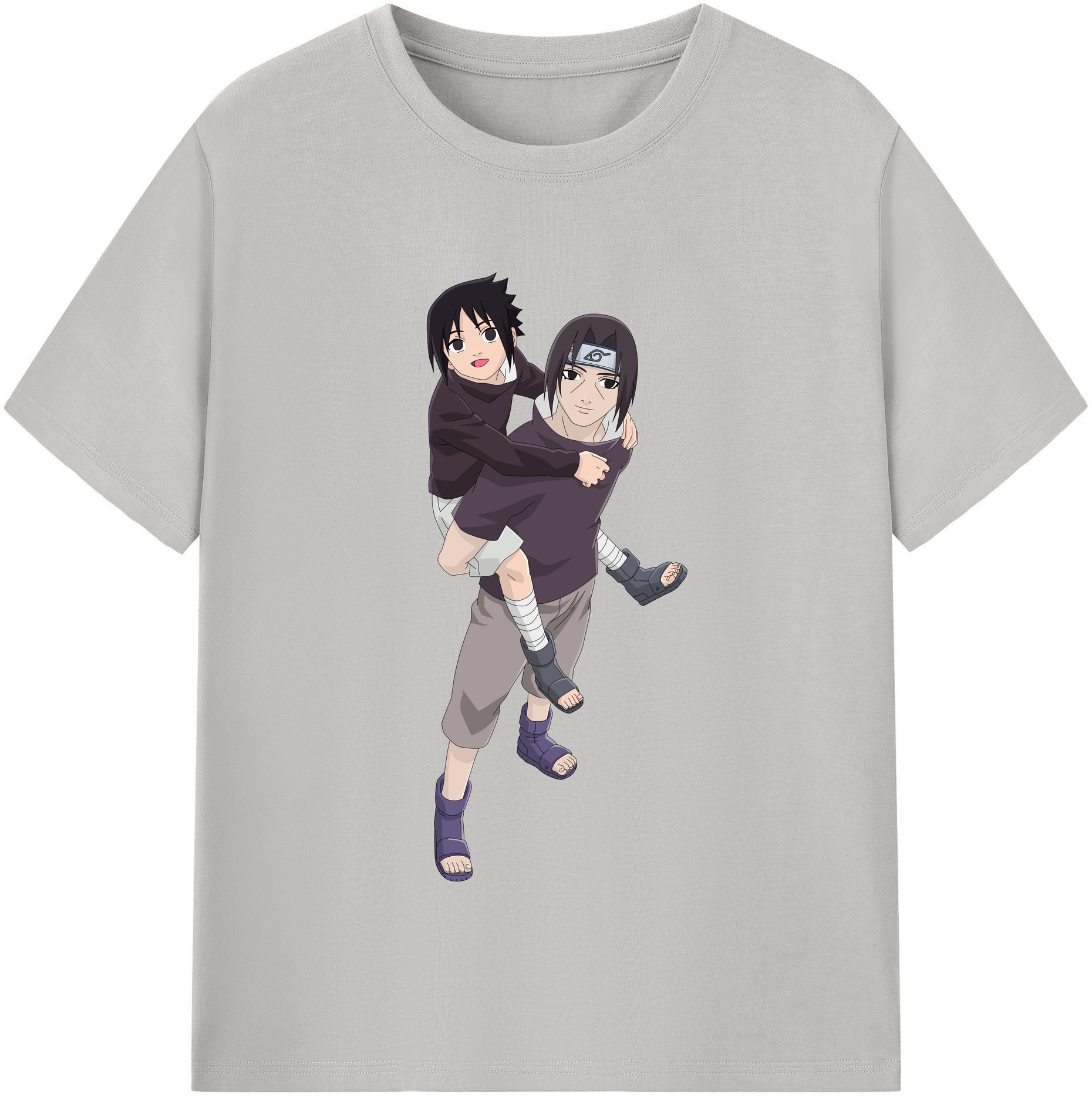 （画像用） NARUTO -ナルト- うちは イタチ Uchiha Itachi レディースカジュアルプリントTシャツ（綿100％）