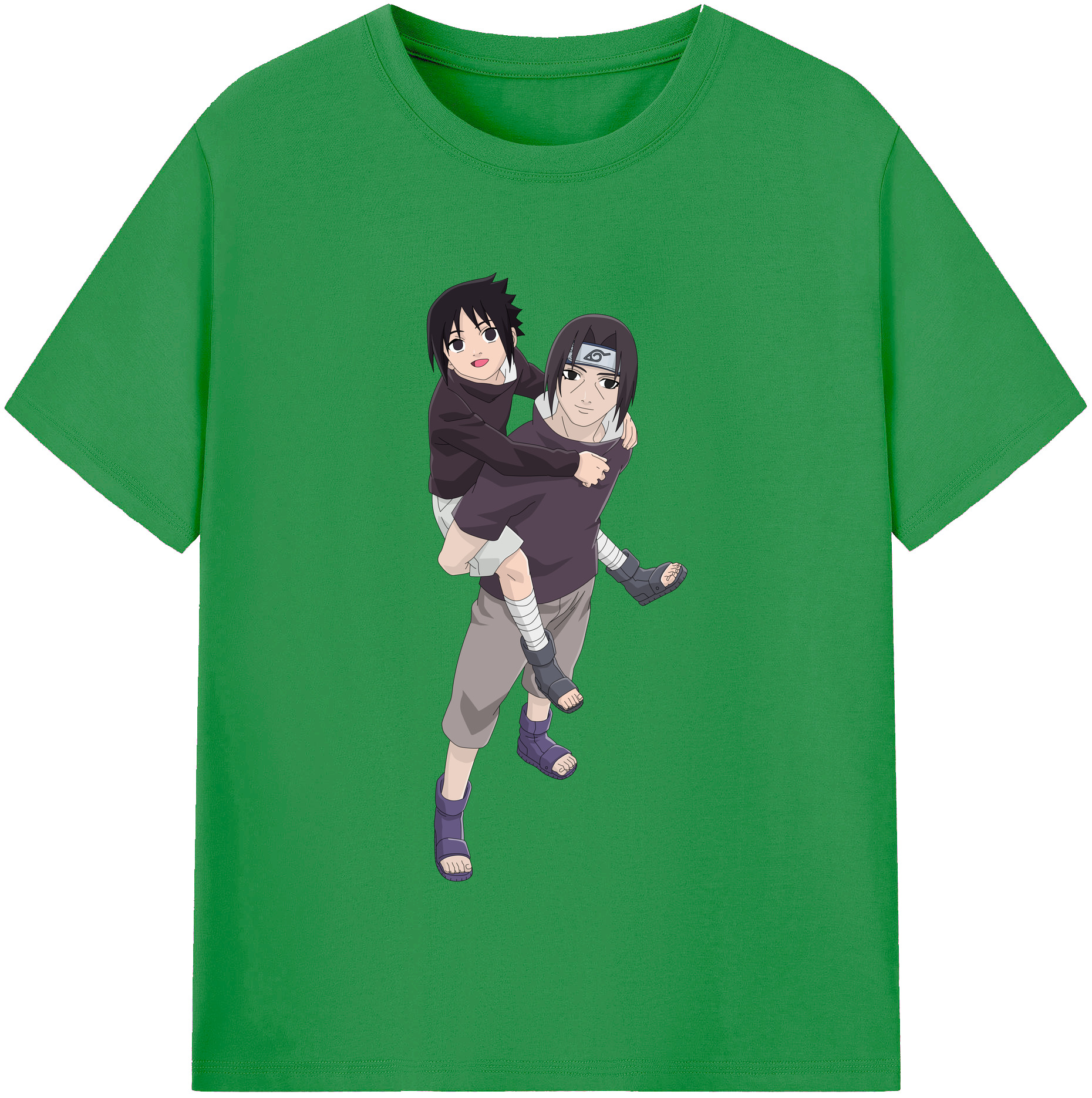 （画像用） NARUTO -ナルト- うちは イタチ Uchiha Itachi レディースカジュアルプリントTシャツ（綿100％）