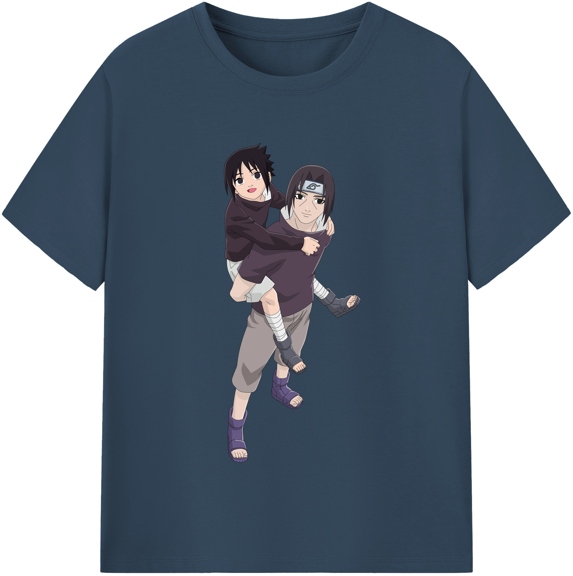 （画像用） NARUTO -ナルト- うちは イタチ Uchiha Itachi レディースカジュアルプリントTシャツ（綿100％）