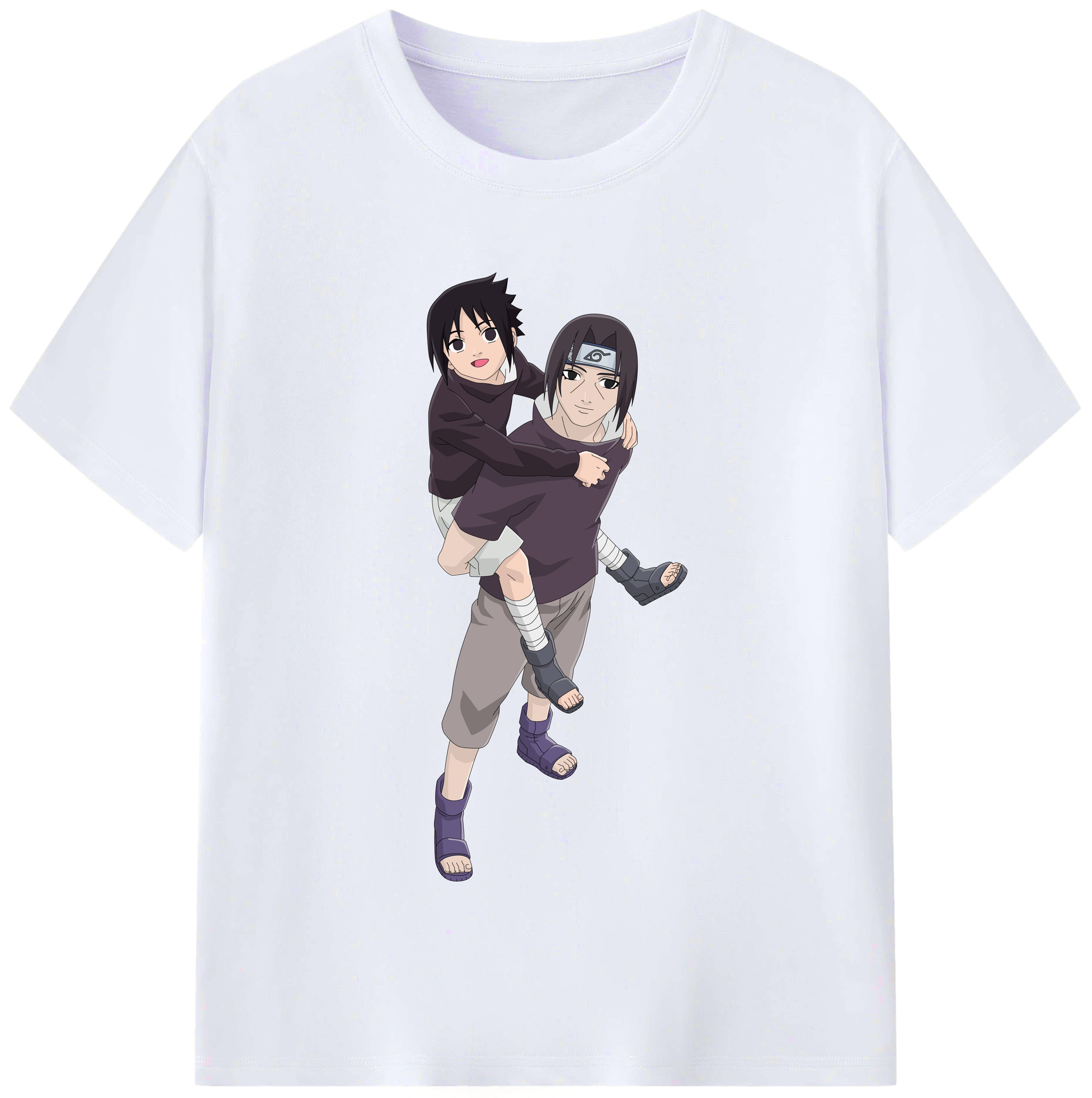 （画像用） NARUTO -ナルト- うちは イタチ Uchiha Itachi レディースカジュアルプリントTシャツ（綿100％）