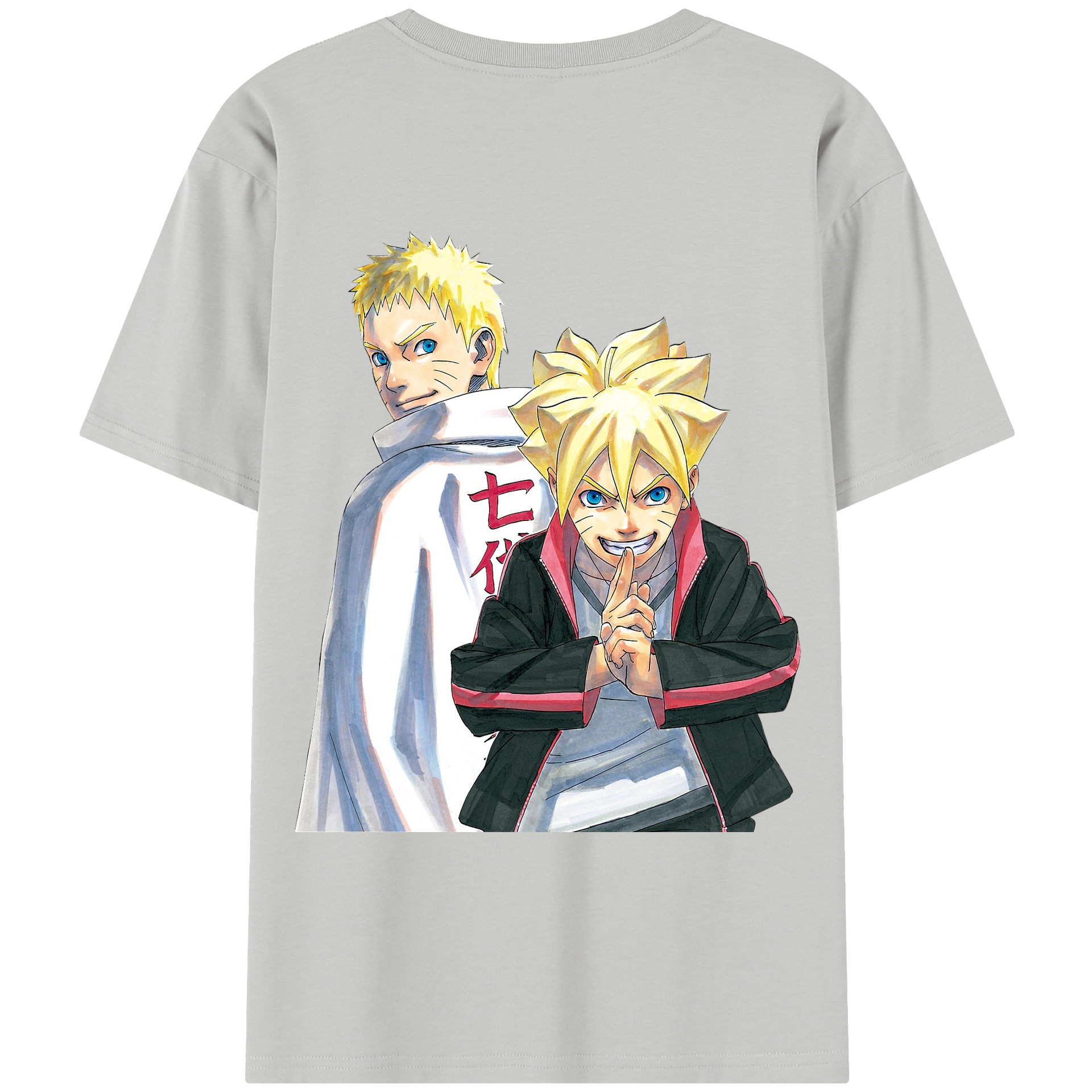 （画像用） NARUTO -ナルト- うずまき ボルト Uzumaki Boruto レディース半袖Tシャツ(バックプリント)