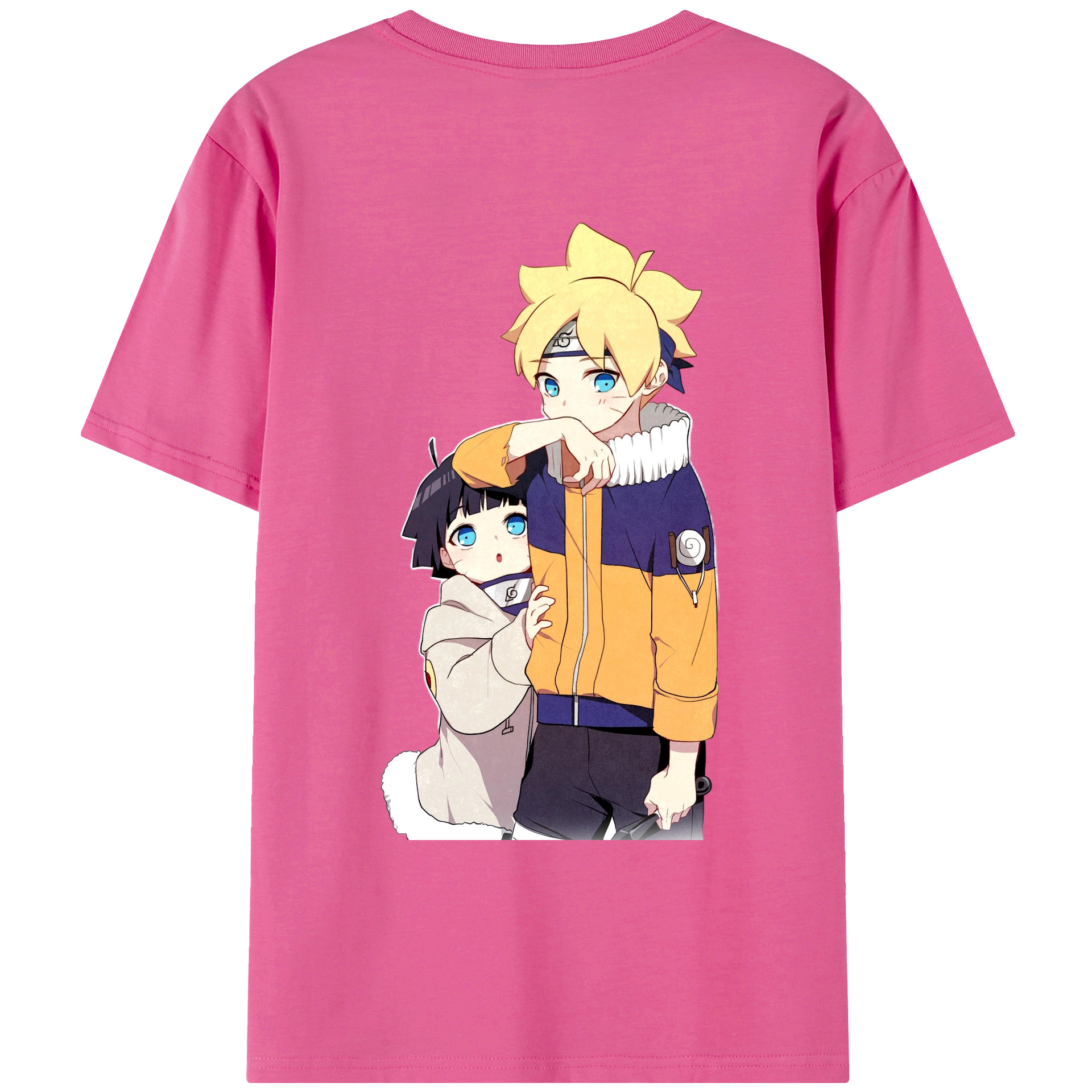 （画像用） NARUTO -ナルト- うずまき ボルト Uzumaki Boruto レディース半袖Tシャツ(バックプリント)