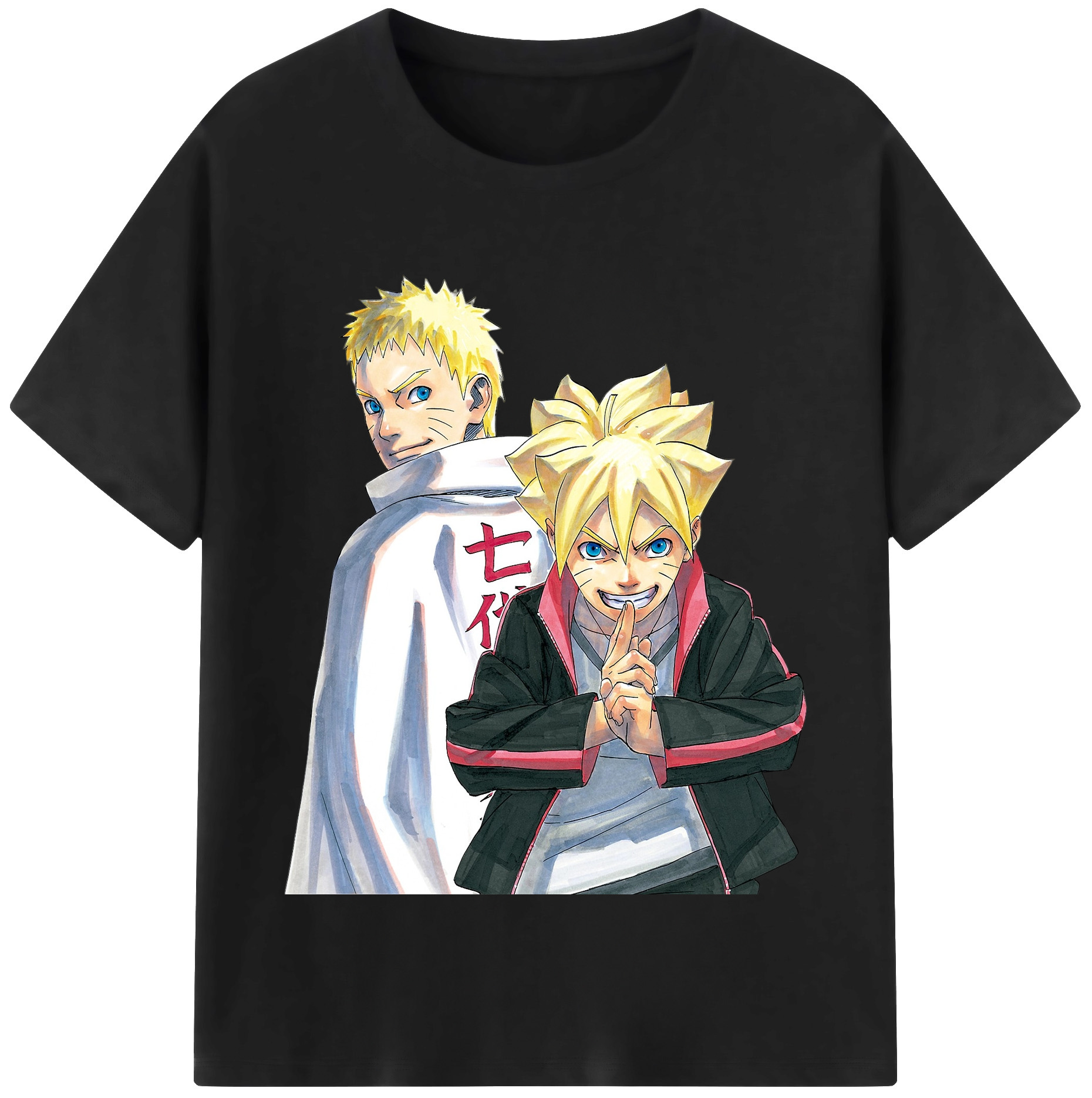 （画像用） NARUTO -ナルト- うずまき ボルト Uzumaki Boruto レディースカジュアルプリントTシャツ（綿100％）