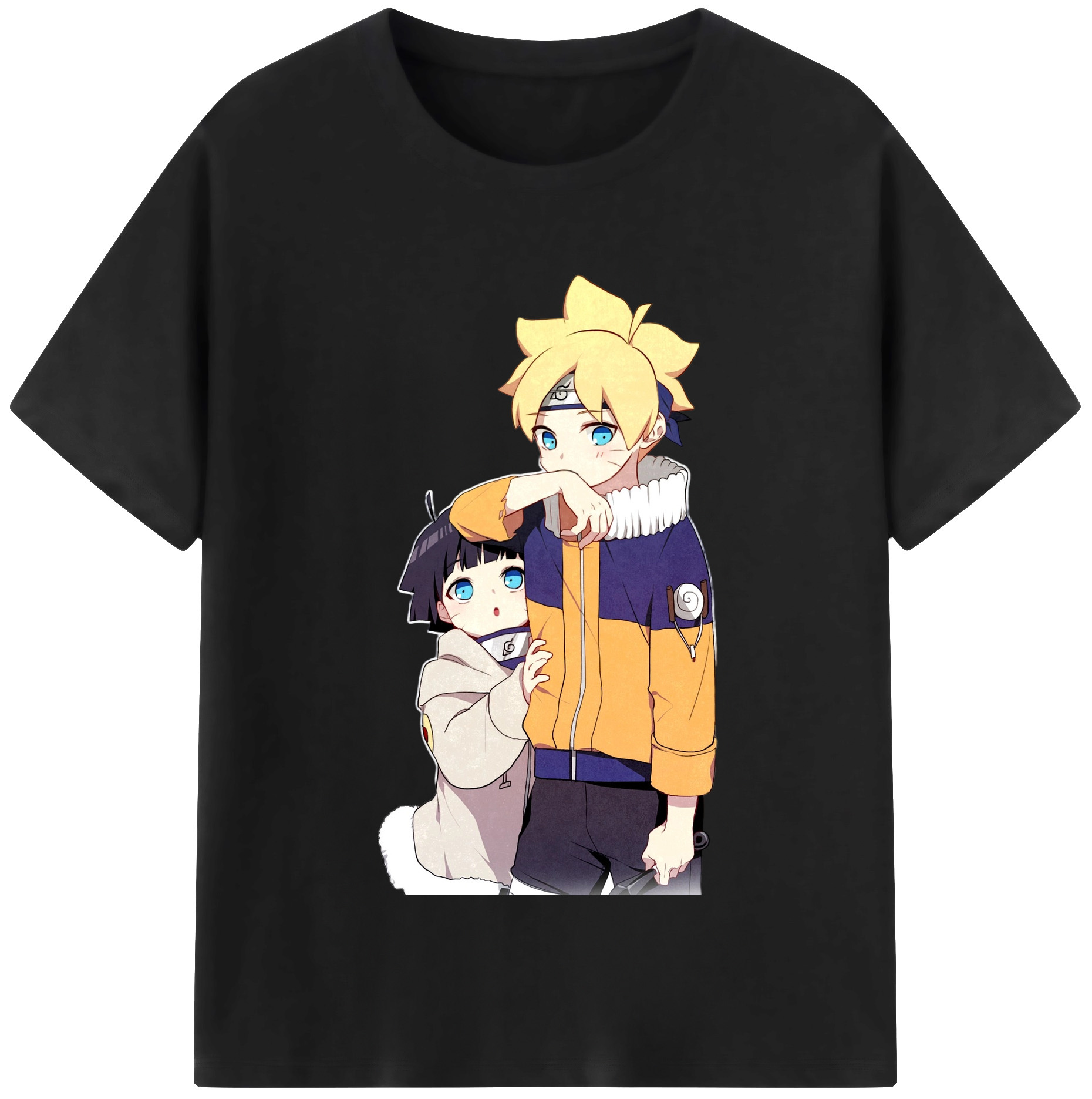 （画像用） NARUTO -ナルト- うずまき ボルト Uzumaki Boruto レディースカジュアルプリントTシャツ（綿100％）