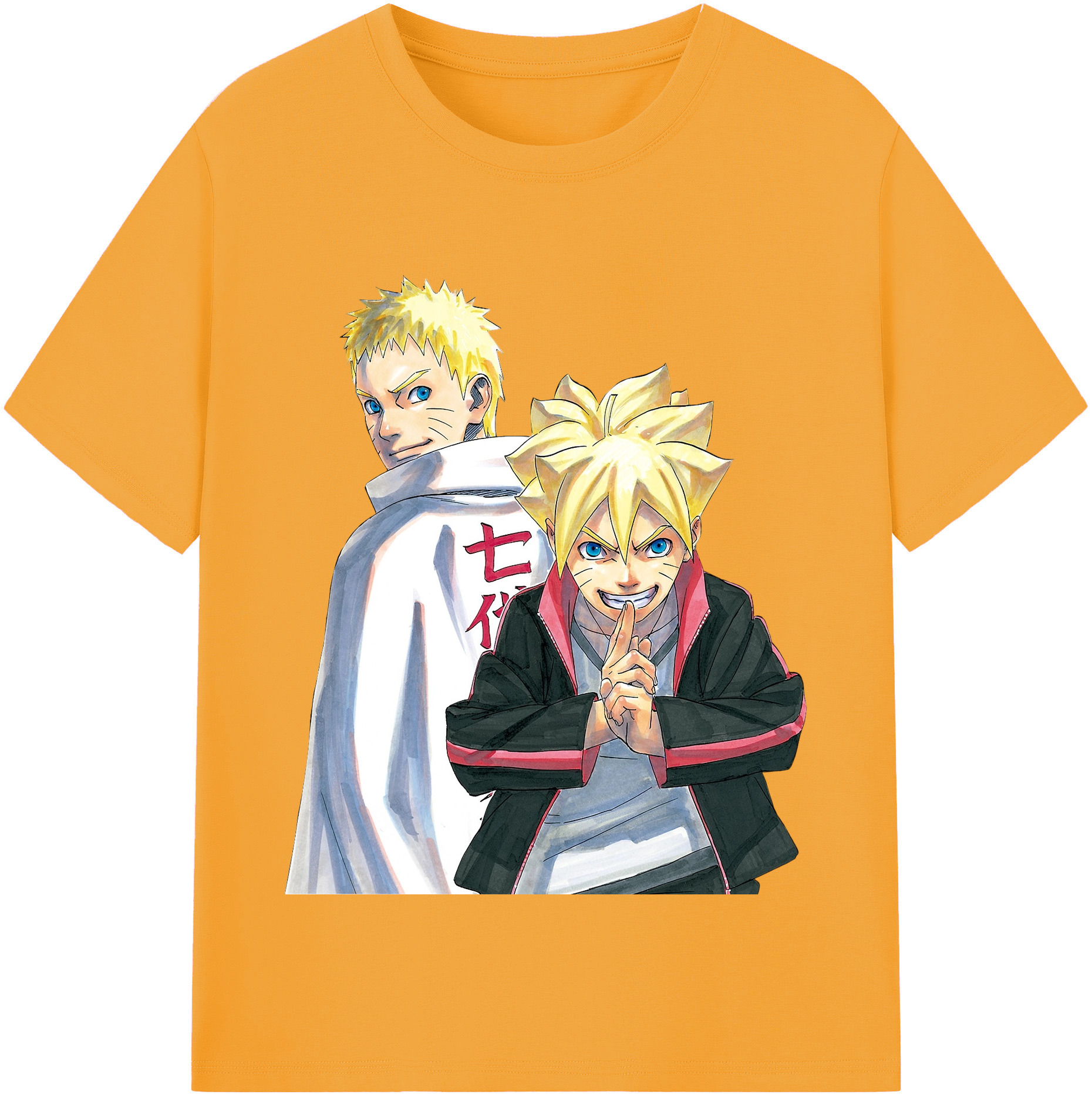 （画像用） NARUTO -ナルト- うずまき ボルト Uzumaki Boruto レディースカジュアルプリントTシャツ（綿100％）