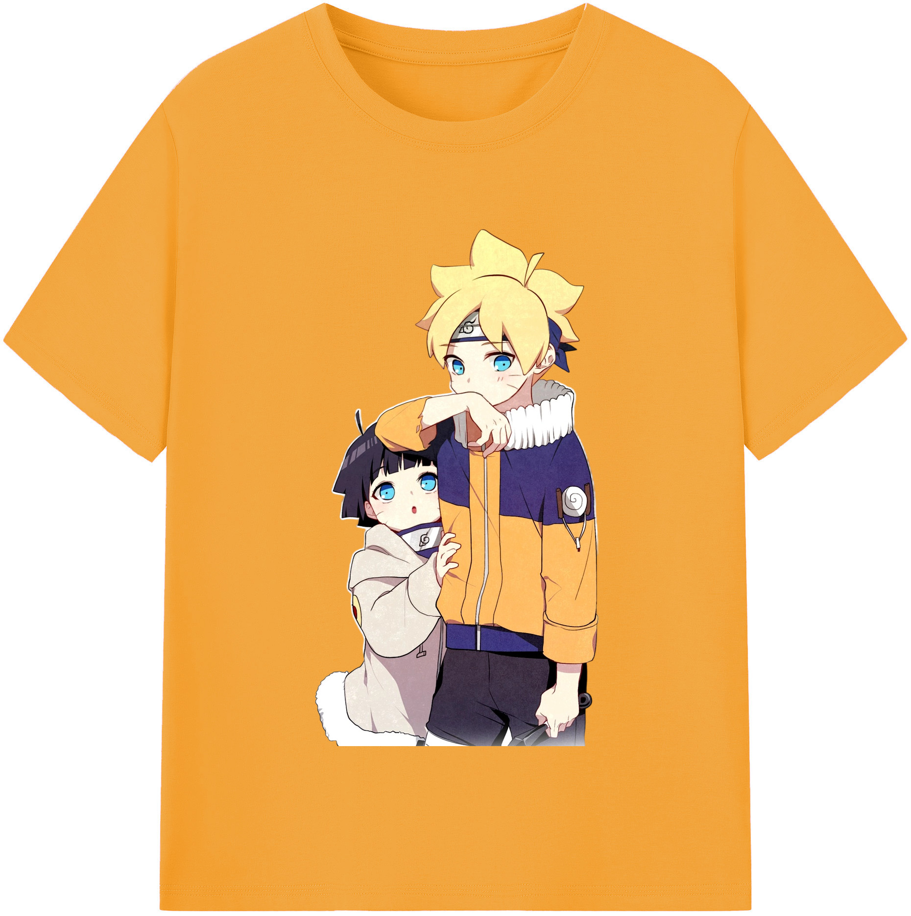 （画像用） NARUTO -ナルト- うずまき ボルト Uzumaki Boruto レディースカジュアルプリントTシャツ（綿100％）