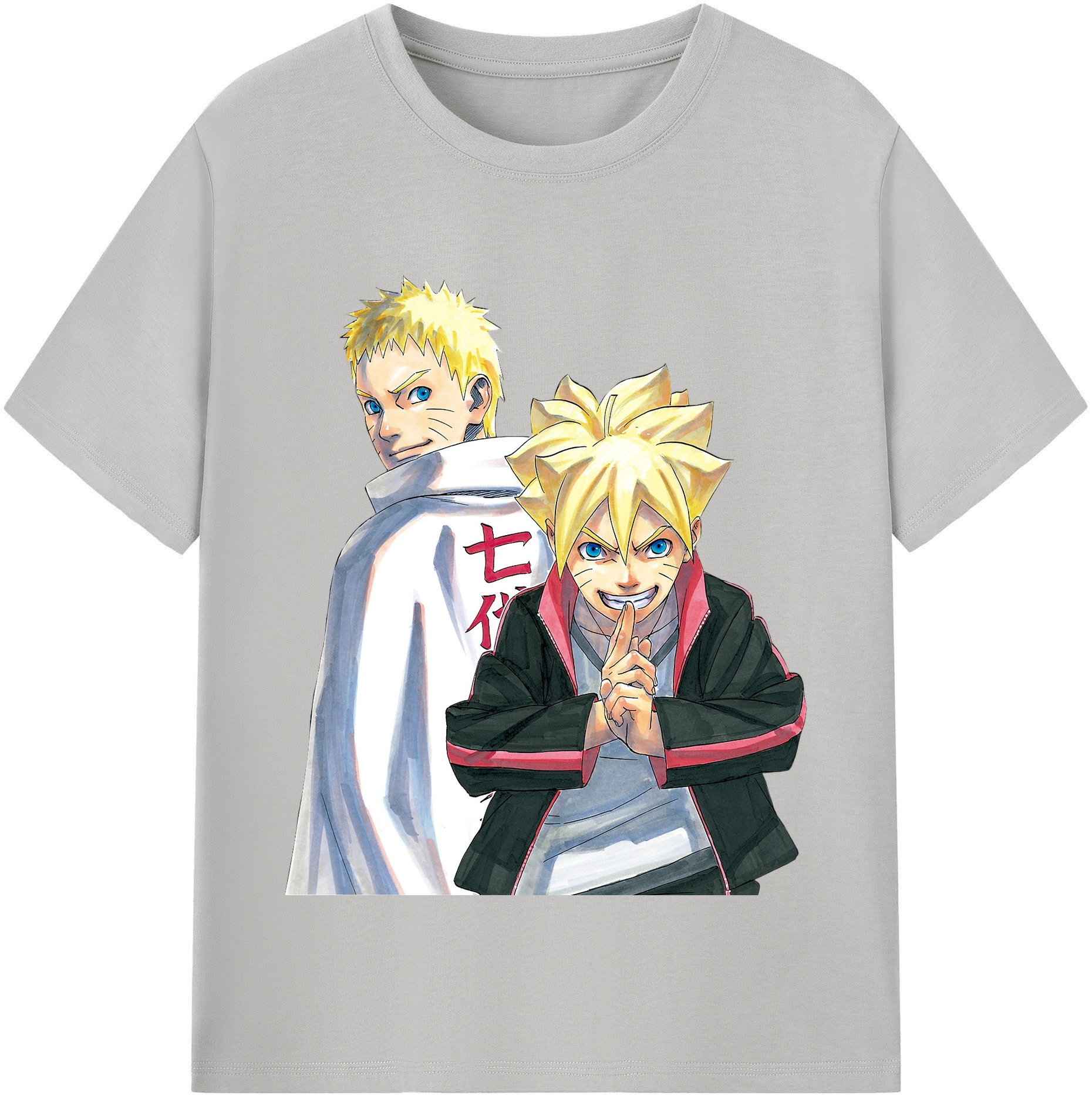 （画像用） NARUTO -ナルト- うずまき ボルト Uzumaki Boruto レディースカジュアルプリントTシャツ（綿100％）