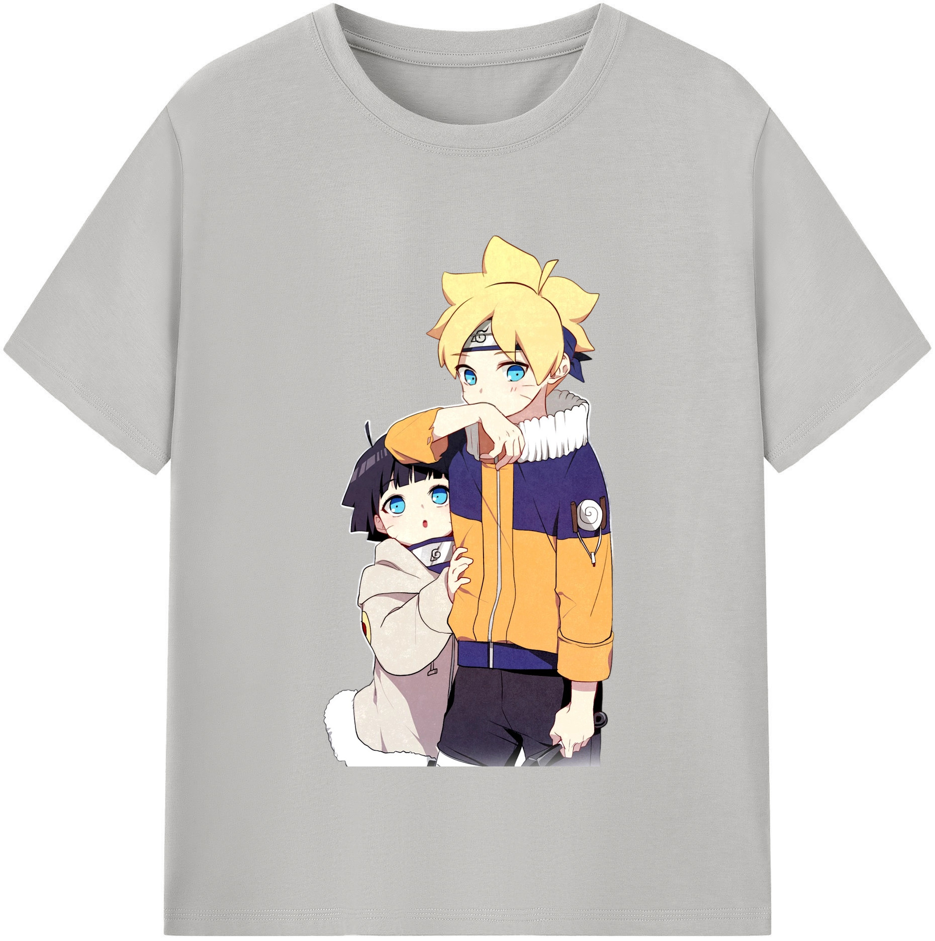 （画像用） NARUTO -ナルト- うずまき ボルト Uzumaki Boruto レディースカジュアルプリントTシャツ（綿100％）
