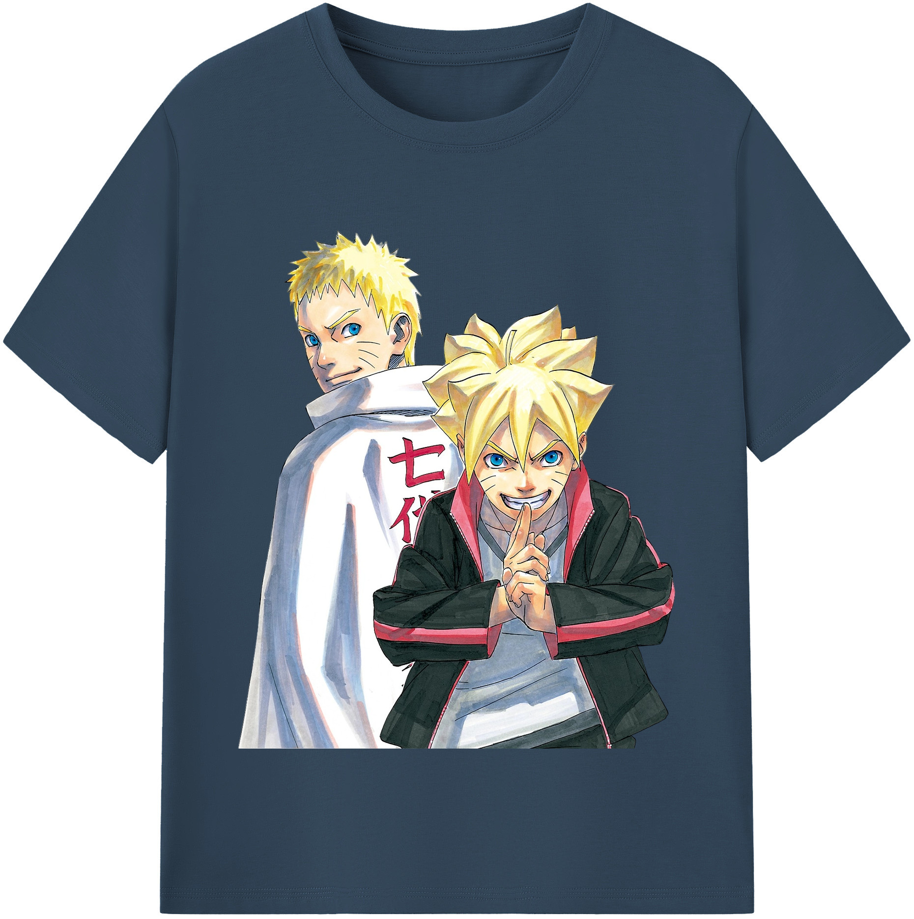 （画像用） NARUTO -ナルト- うずまき ボルト Uzumaki Boruto レディースカジュアルプリントTシャツ（綿100％）