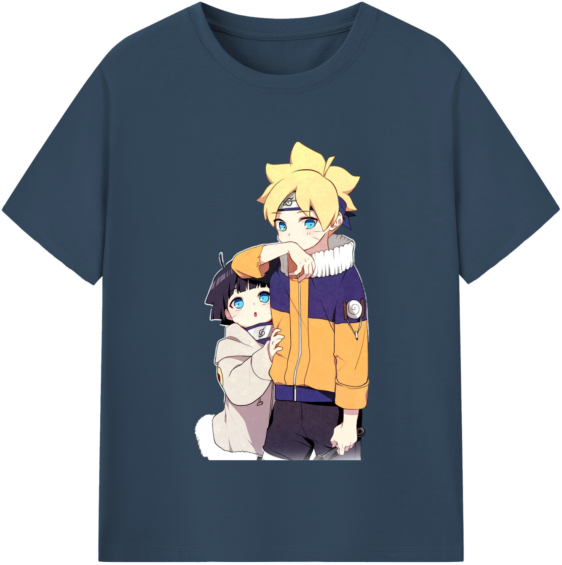 （画像用） NARUTO -ナルト- うずまき ボルト Uzumaki Boruto レディースカジュアルプリントTシャツ（綿100％）