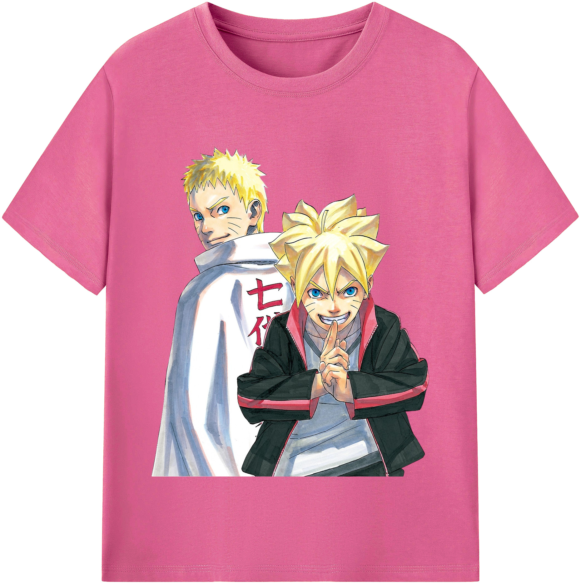 （画像用） NARUTO -ナルト- うずまき ボルト Uzumaki Boruto レディースカジュアルプリントTシャツ（綿100％）