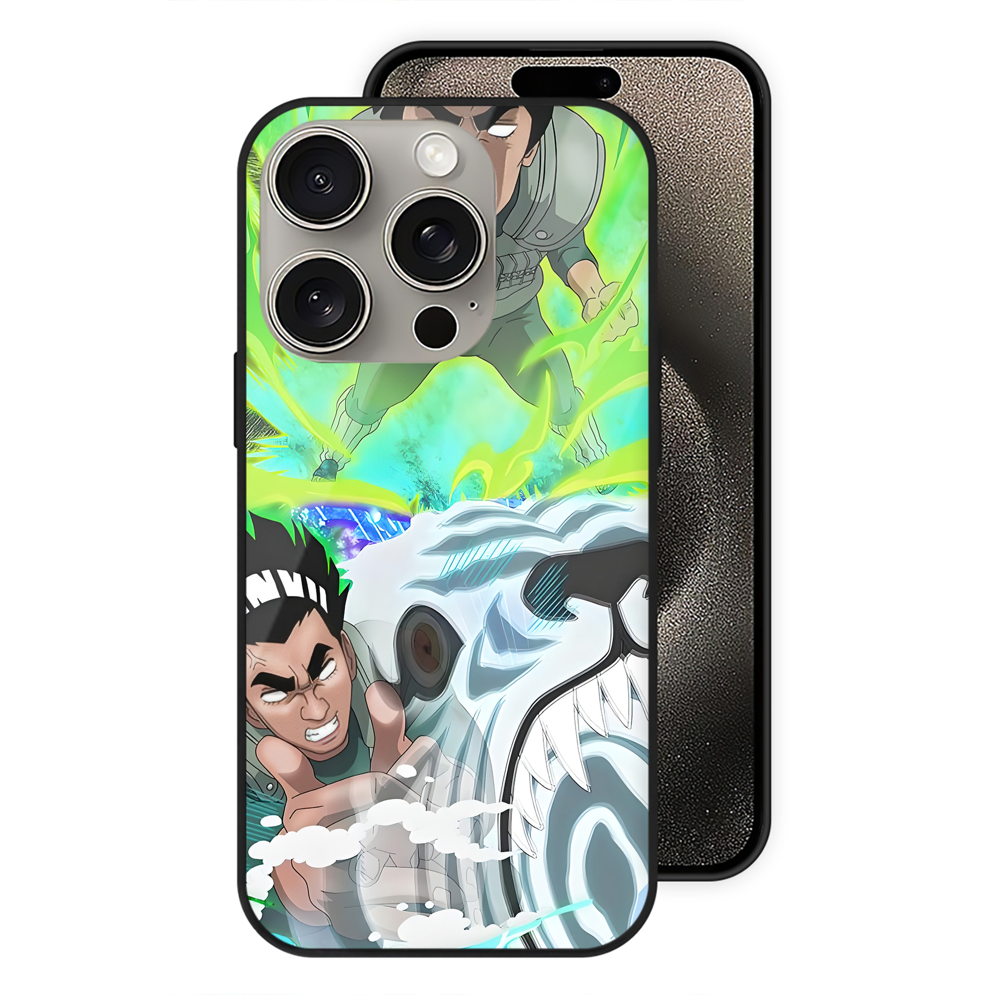 （画像用） NARUTO -ナルト- NARUTO -ナルト- 疾風伝 【iPhone15Pro対応】スマホケース 耐衝撃＆黄変防止 背面ガラス