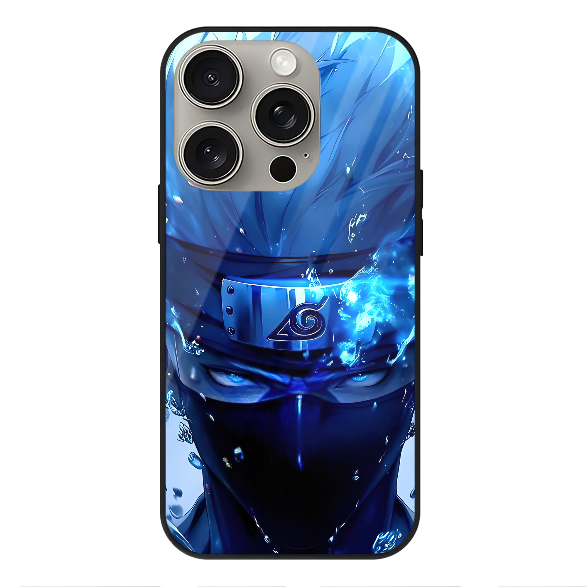 （画像用） NARUTO -ナルト- NARUTO -ナルト- 疾風伝 【iPhone15Pro対応】スマホケース 耐衝撃＆黄変防止 背面ガラス