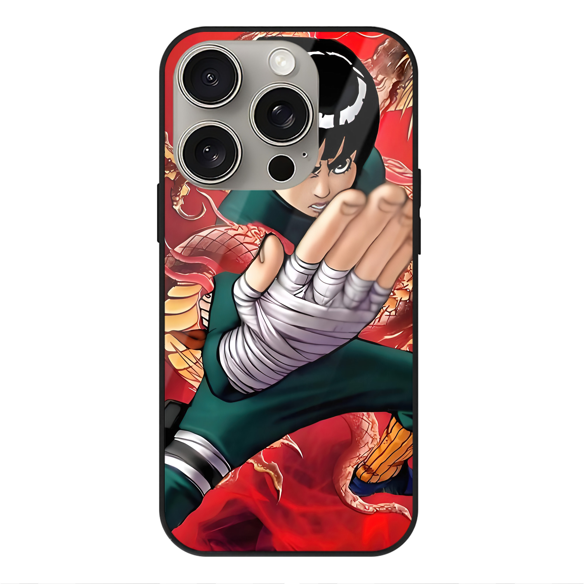 （画像用） NARUTO -ナルト- NARUTO -ナルト- 疾風伝 【iPhone15Pro対応】スマホケース 耐衝撃＆黄変防止 背面ガラス