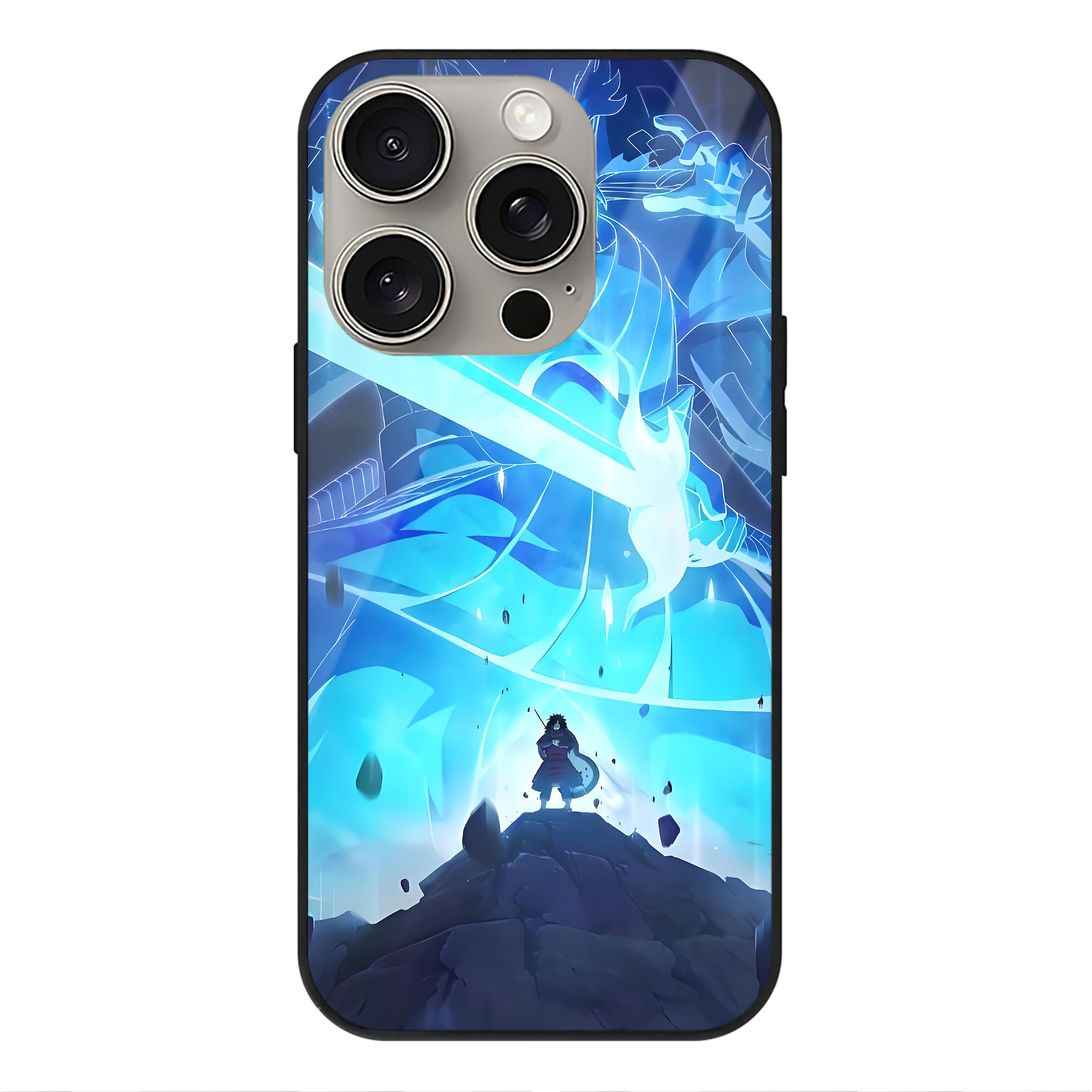（画像用） NARUTO -ナルト- NARUTO -ナルト- 疾風伝 【iPhone15Pro対応】スマホケース 耐衝撃＆黄変防止 背面ガラス