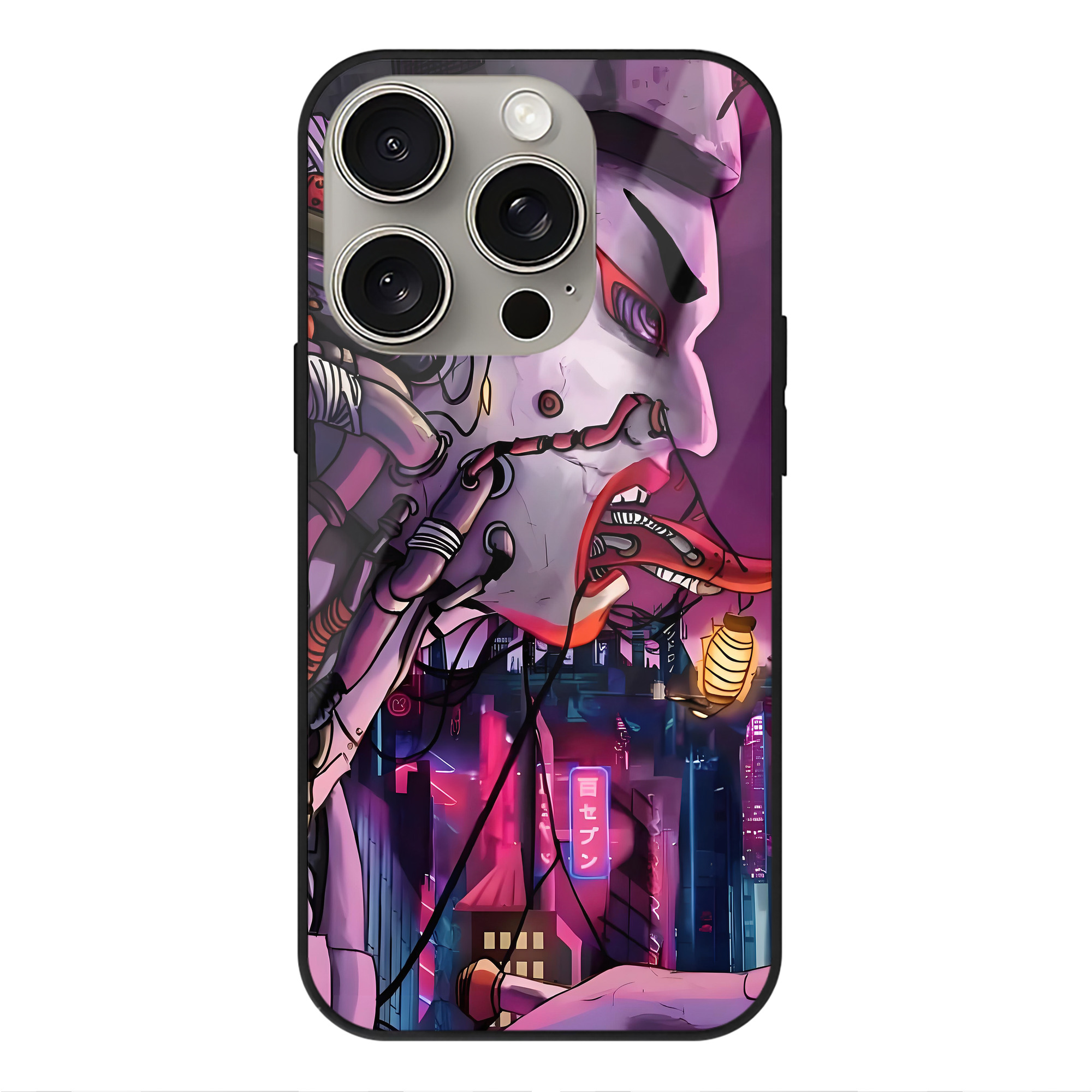 （画像用） NARUTO -ナルト- NARUTO -ナルト- 疾風伝 【iPhone15Pro対応】スマホケース 耐衝撃＆黄変防止 背面ガラス