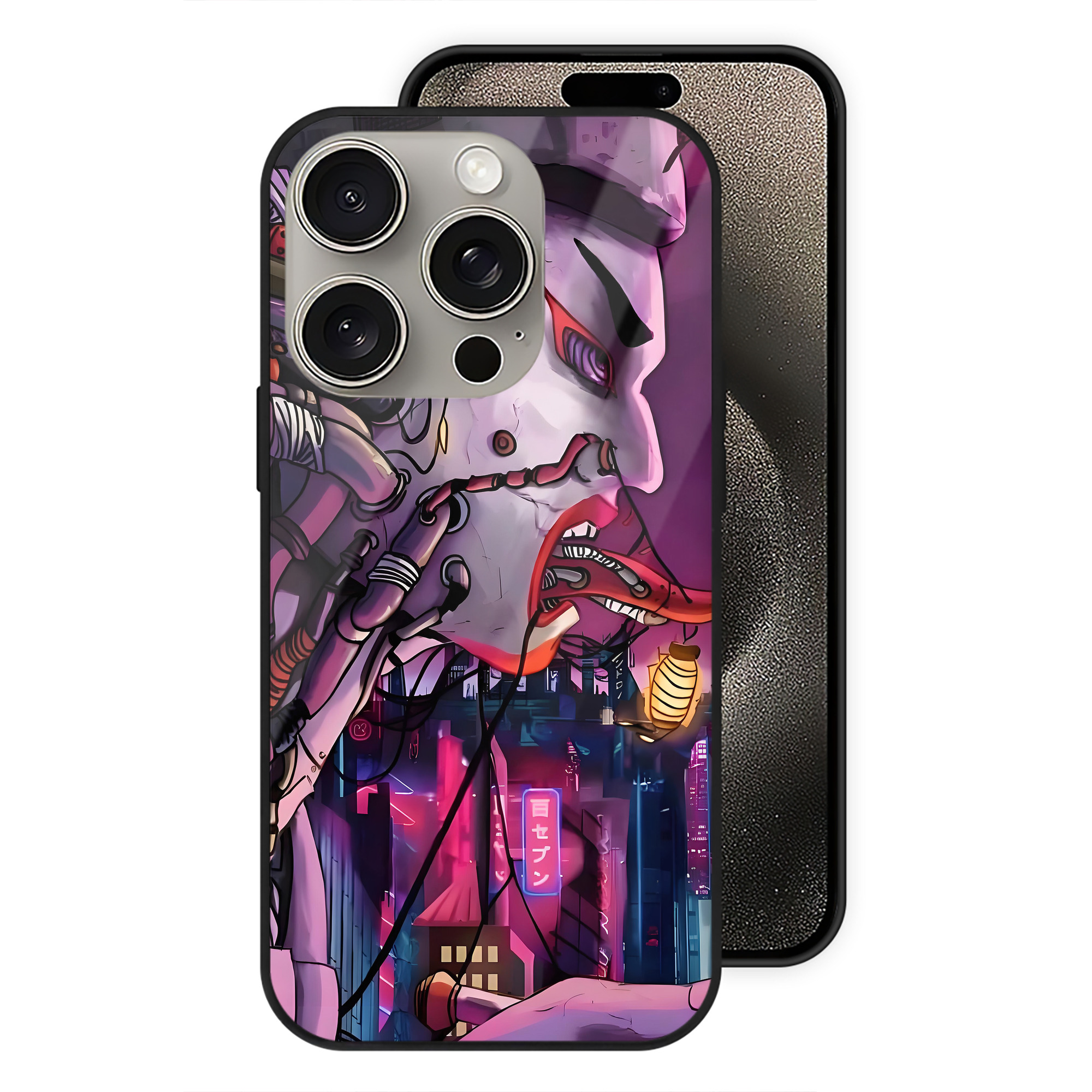 （画像用） NARUTO -ナルト- NARUTO -ナルト- 疾風伝 【iPhone15Pro対応】スマホケース 耐衝撃＆黄変防止 背面ガラス